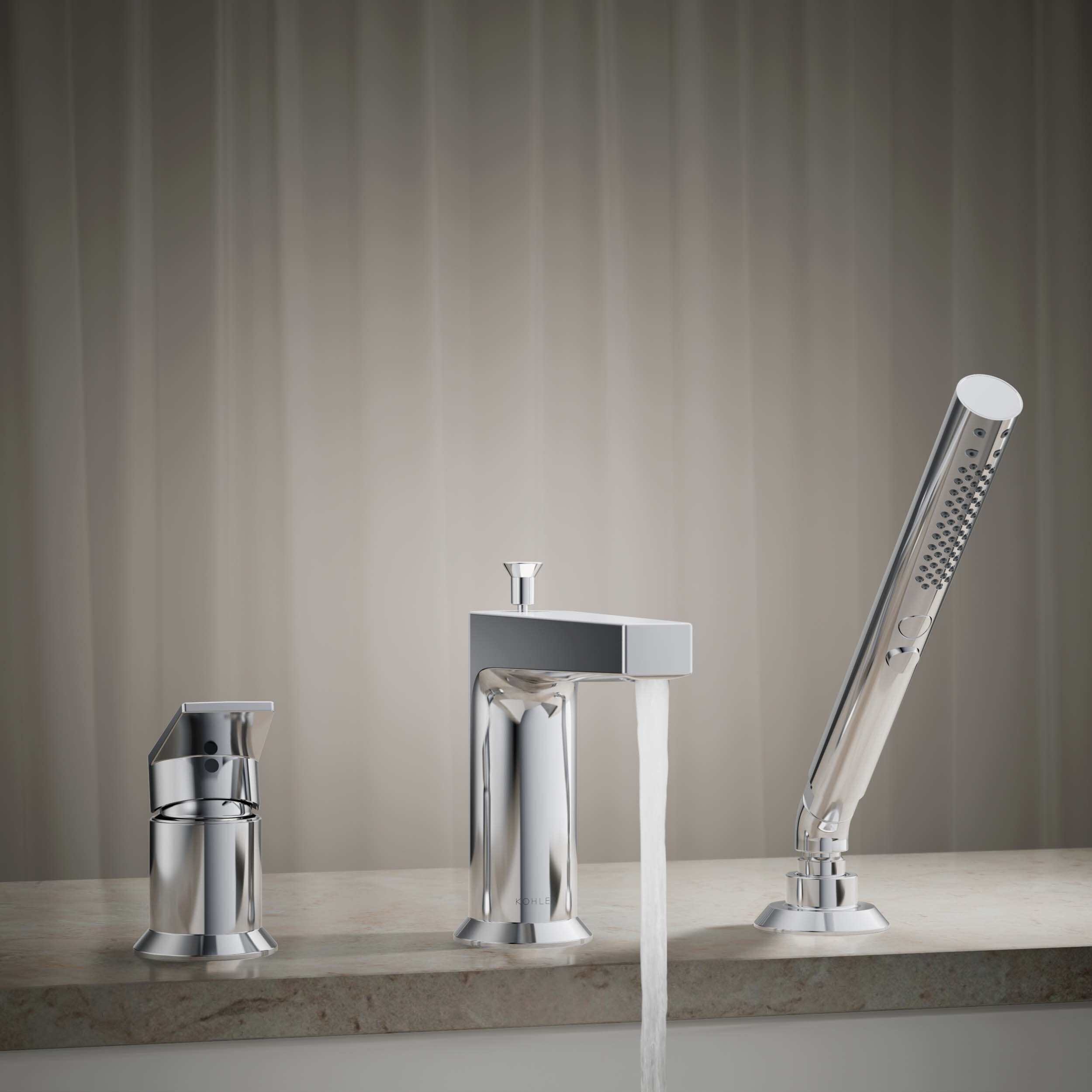 KOHLER K-74032-4-CP Roman-Tub-Faucets - View #4