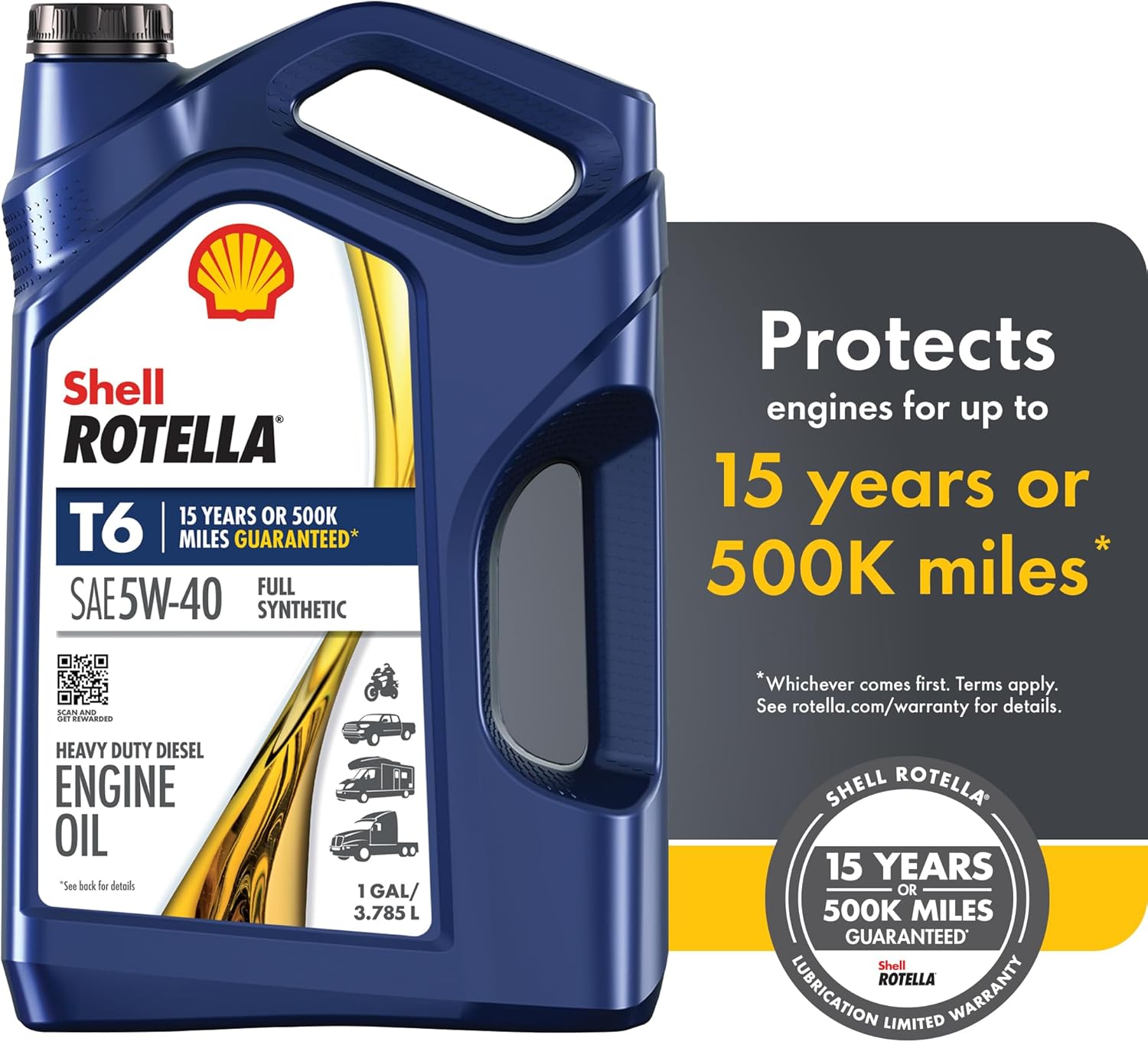 Rotella 550045347 Motor-Oil - View #3