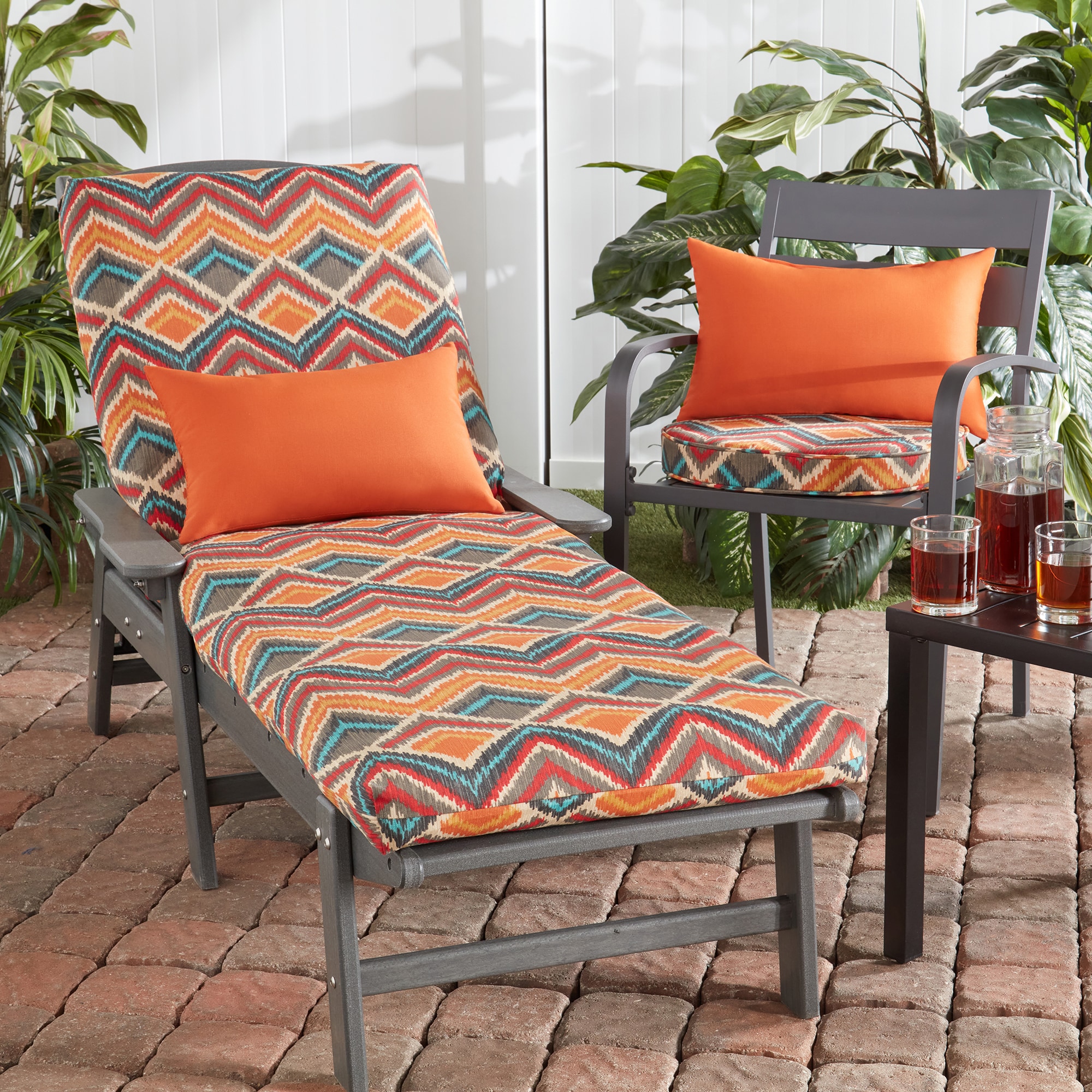 Greendale Home Fashions OP1150S2-SURREAL Patio-Furniture-Cushions - View #6