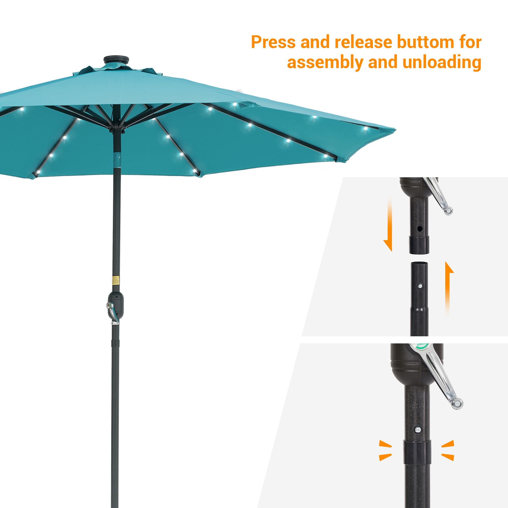 Sonkuki SD-TJLED09LB Umbrellas-2 - View #8