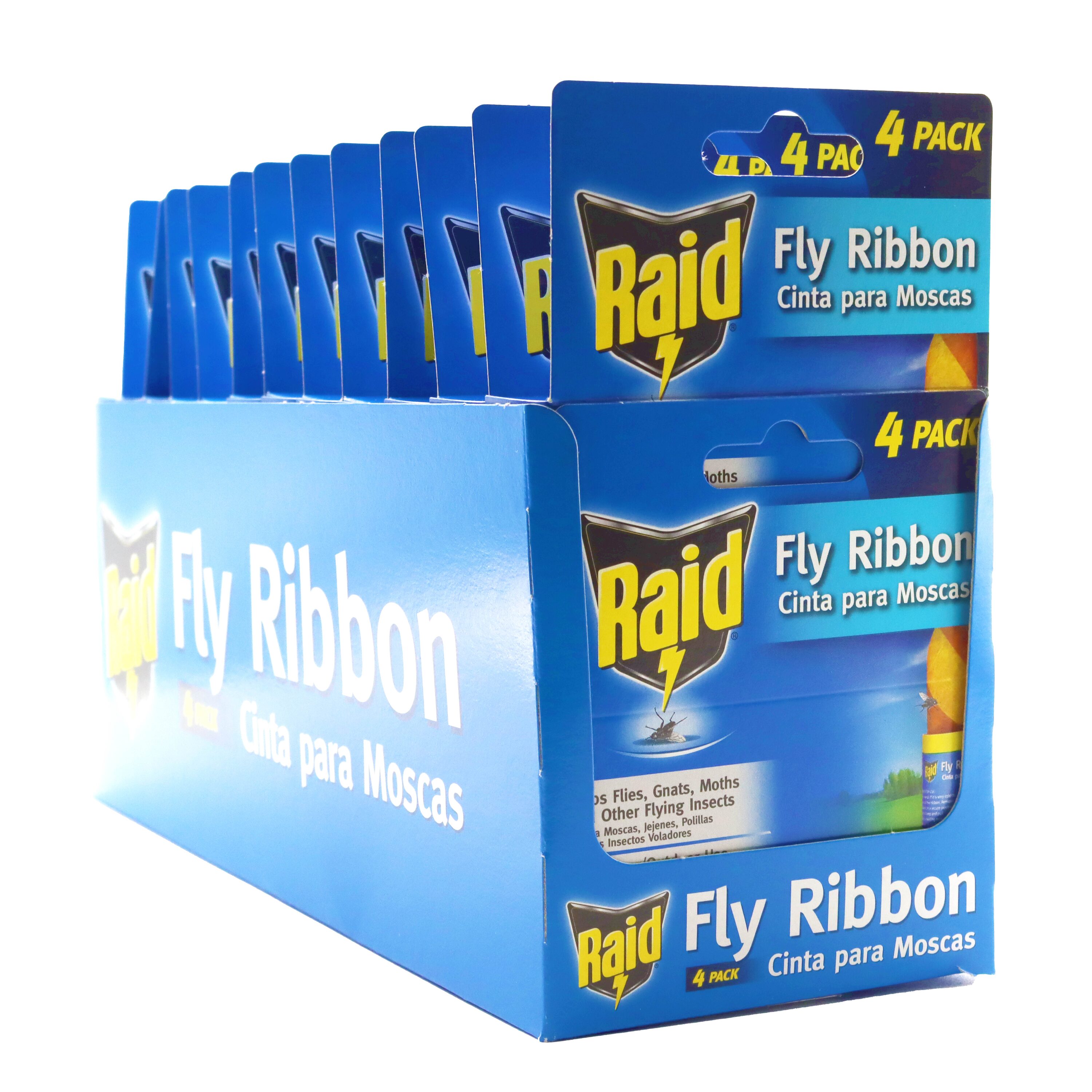 RAID? Fly Ribbons, 10 count, Outdoor & Indoor Fly Traps, (Pack of 12), 12  pack - Kroger