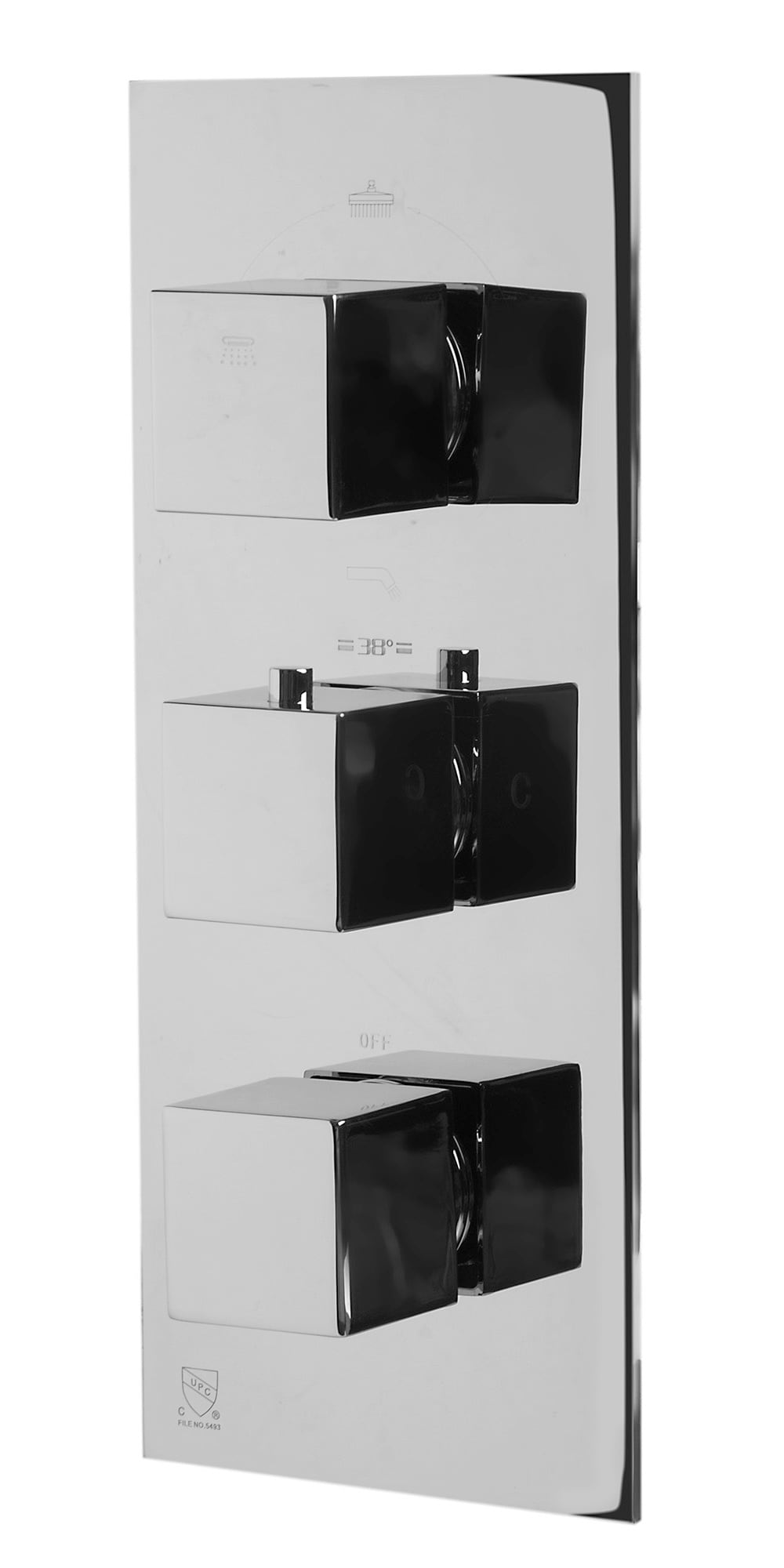 ALFI AB2901-PC  brand 1/2-in ID MNPT x 1/2-in OD Mnpt Brass Thermostatic Mixing Valve
