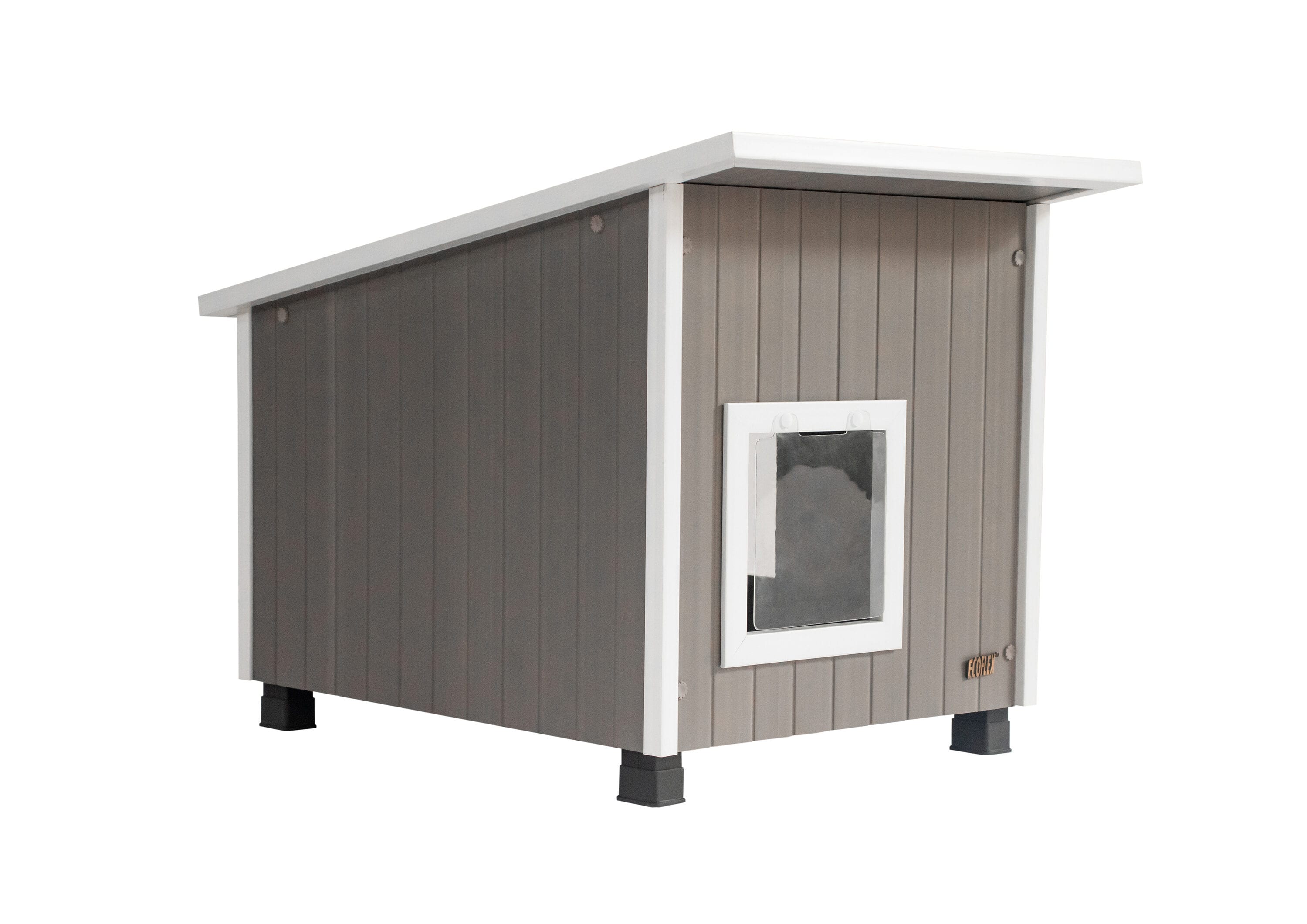 New Age Pet EHKOH37-05XL Composite Outdoor Medium Cat House
