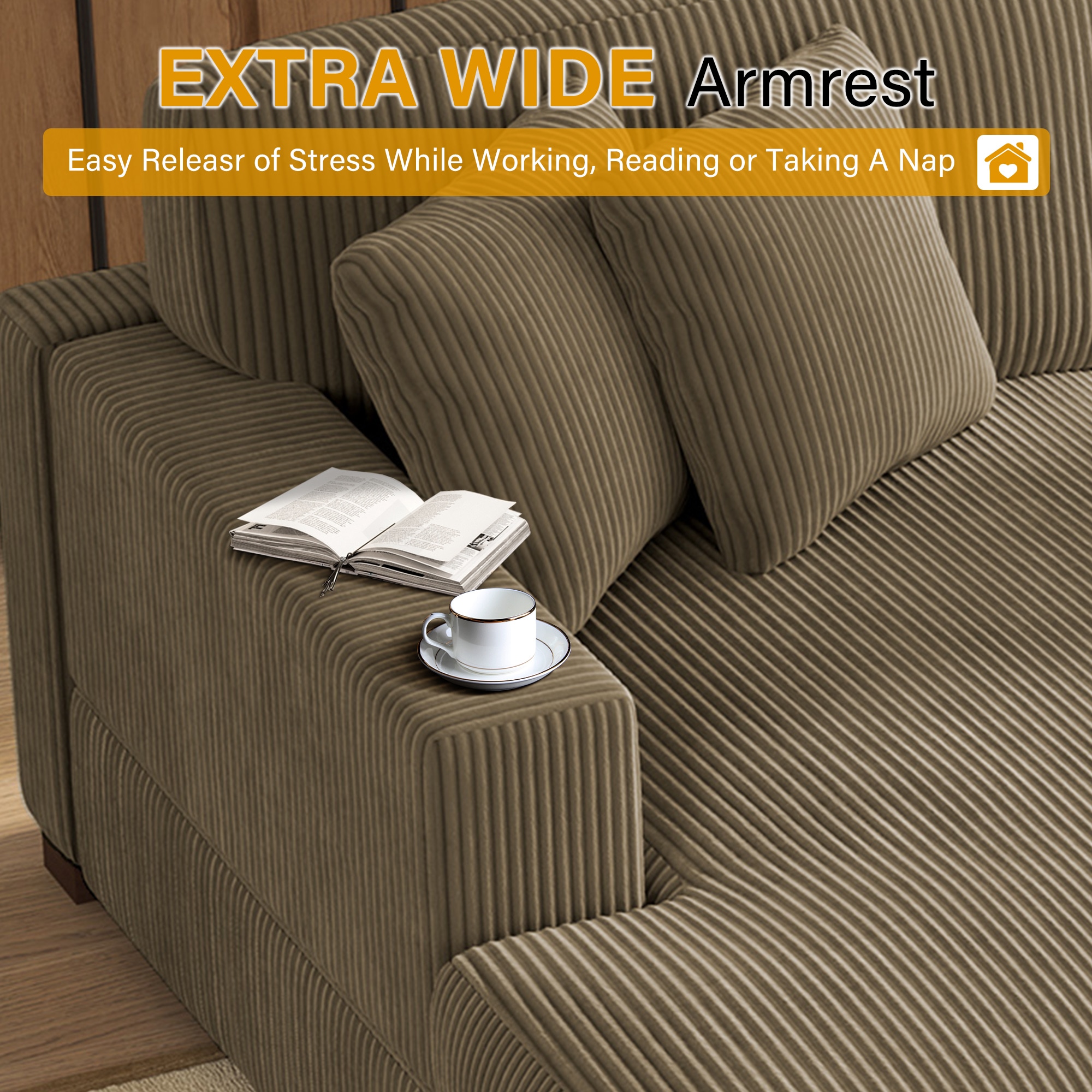 Dreamsidea CS7-CAM-CL-CR Sofas-Loveseats - View #4