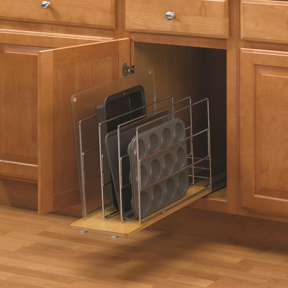 Rev-A-Shelf Pull Out Tray Divider Kitchen Cabinet Organizer & Reviews
