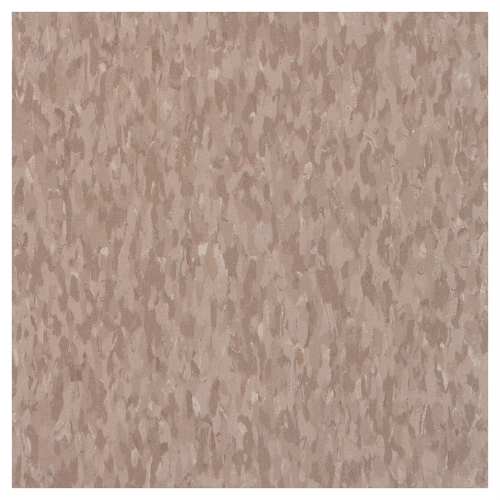 Armstrong Flooring 57502031 Imperial Texture VCT Cafe Latte 12-in W x 12-in L Commercial Vinyl Tile Flooring ( 45.0-sq ft / Carton )