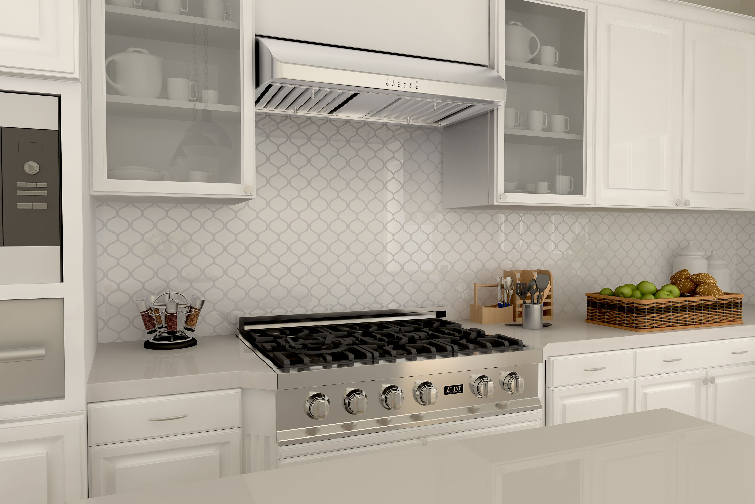 36" Brushed Stainless Steel Under Cabinet Range Hood