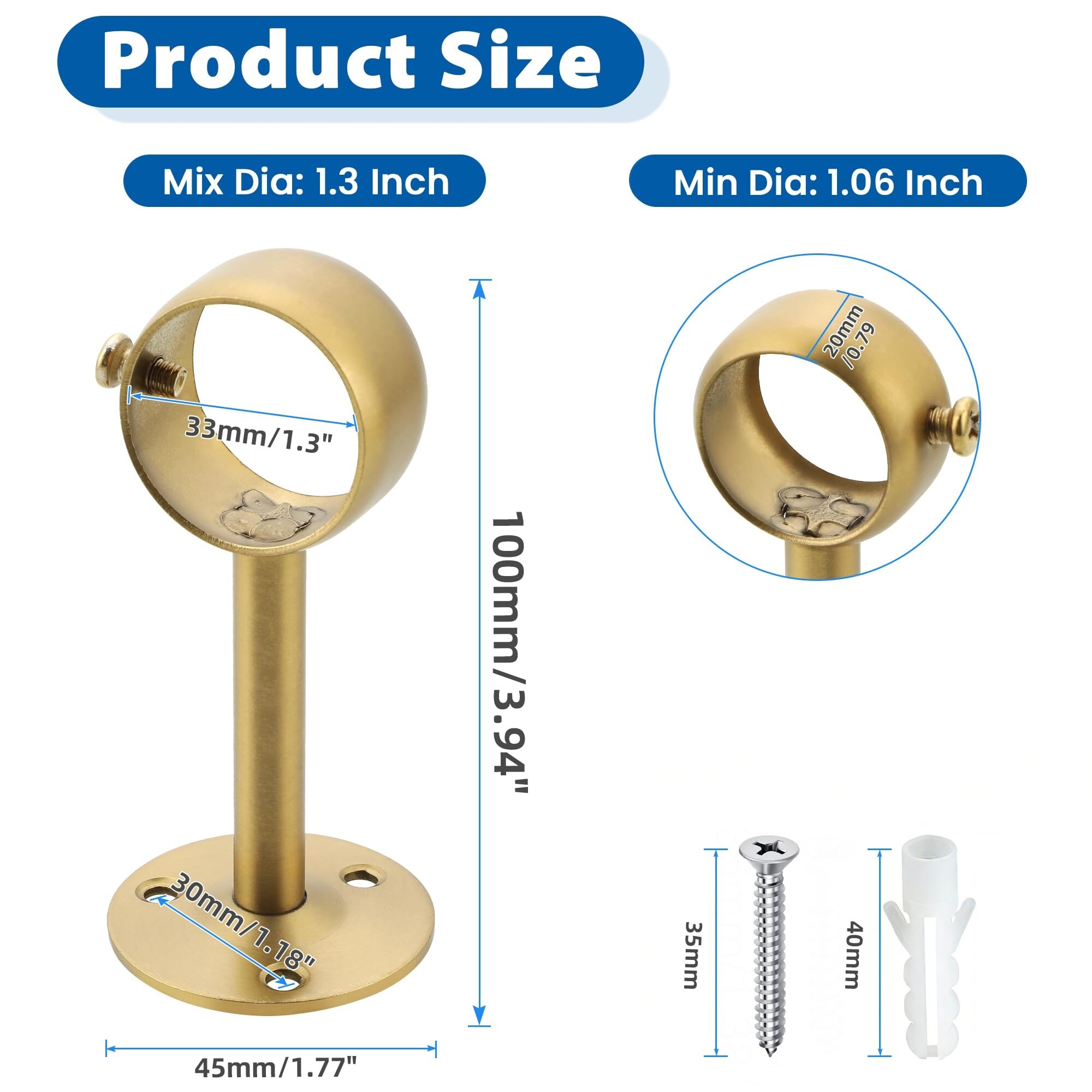 Etokfoks LET513Q1H Curtain-Brackets - View #2