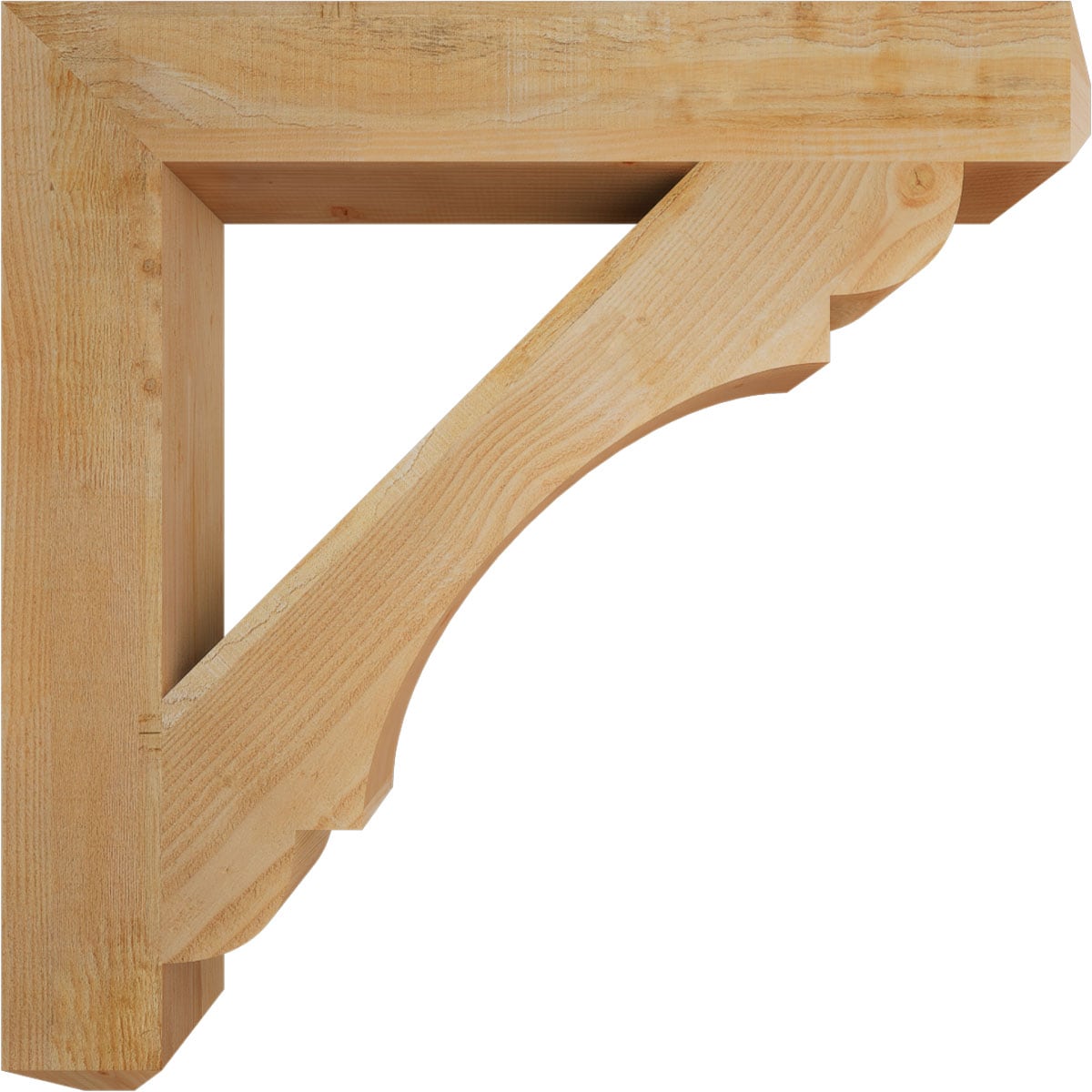 Ekena Millwork BKT06X42X42OLY04RDF Exterior-Brackets-Braces - View #3