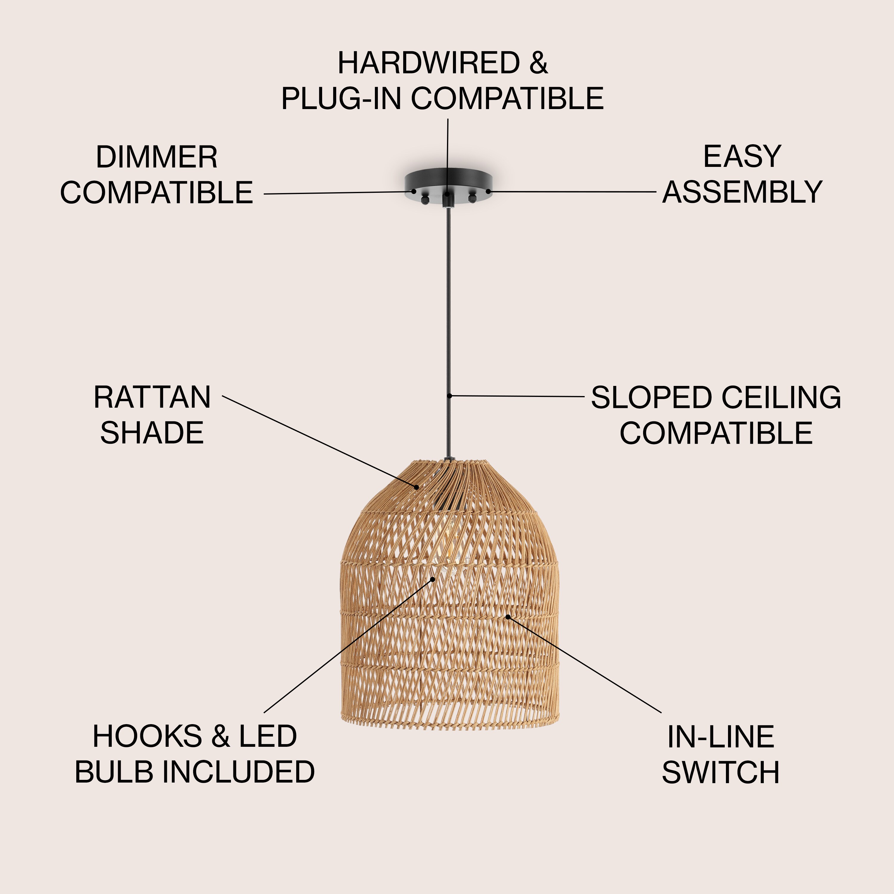 JONATHAN  Y JYL1401A Pendant-Lights - View #3