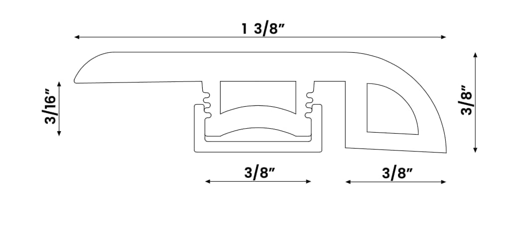 Arcade Green 20VP1053 Floor-Moulding - View #4
