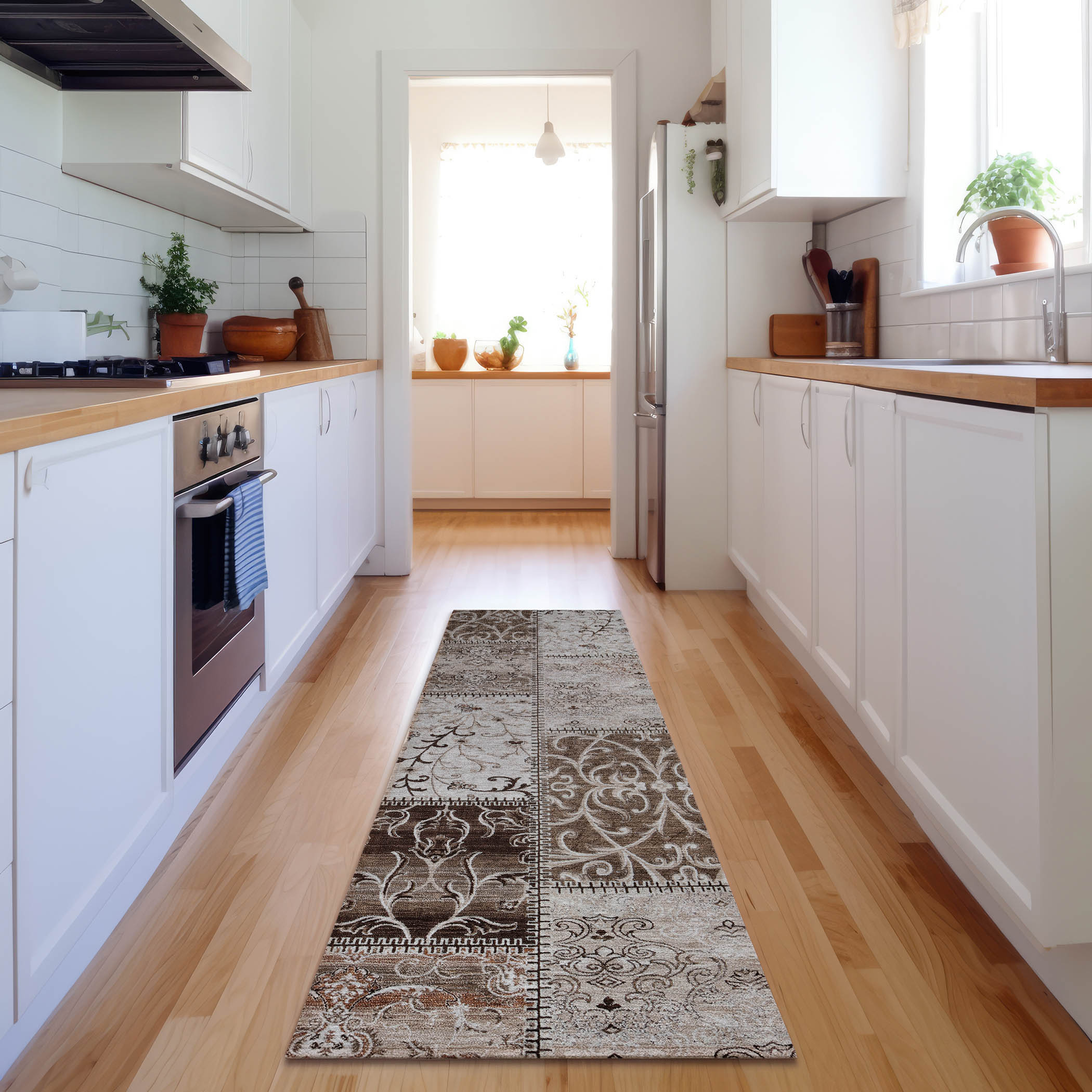 Addison Rugs AMF567GY9X12 Mayfield AMF567GY 9 x 12 (ft) Loomed Polyester Gray Rectangular Indoor Geometric Machine washable Area rug