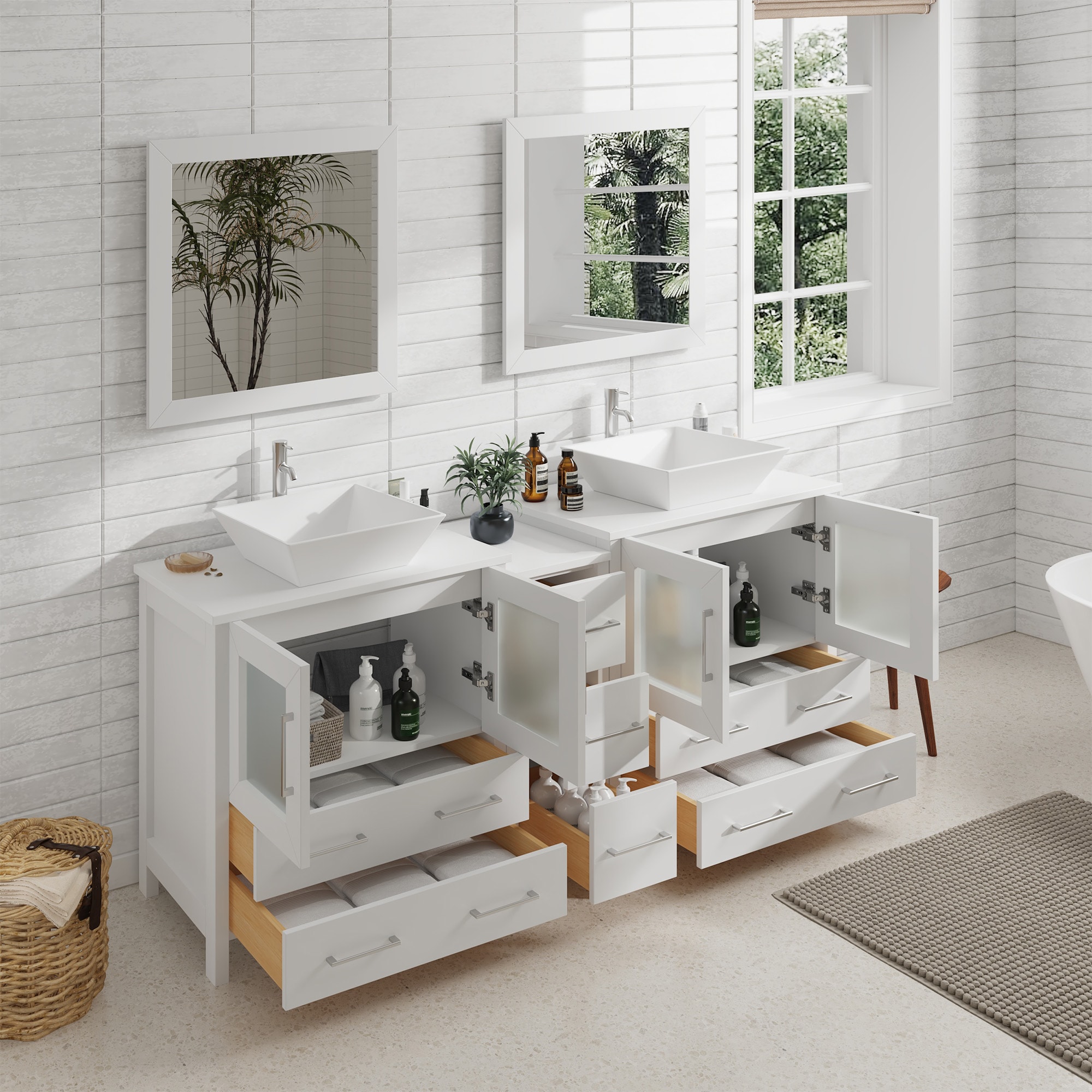 Vanity Art VA3130-72W Bath-Vanity-Combo - View #3