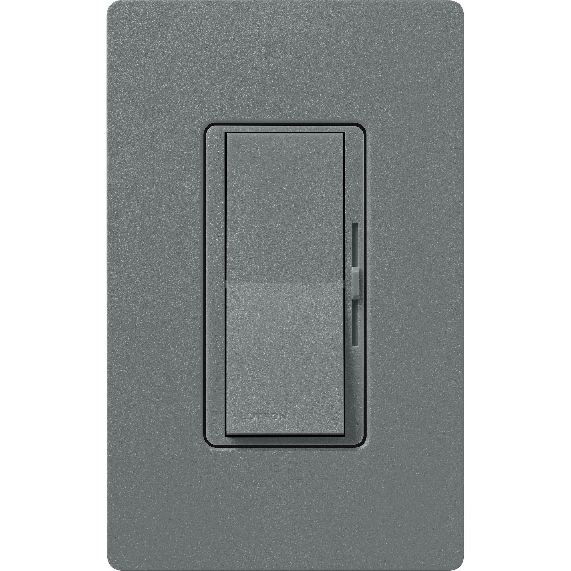 Lutron Led+ Singlepole/3way LED Rocker Light Dimmer Switch, Slate in