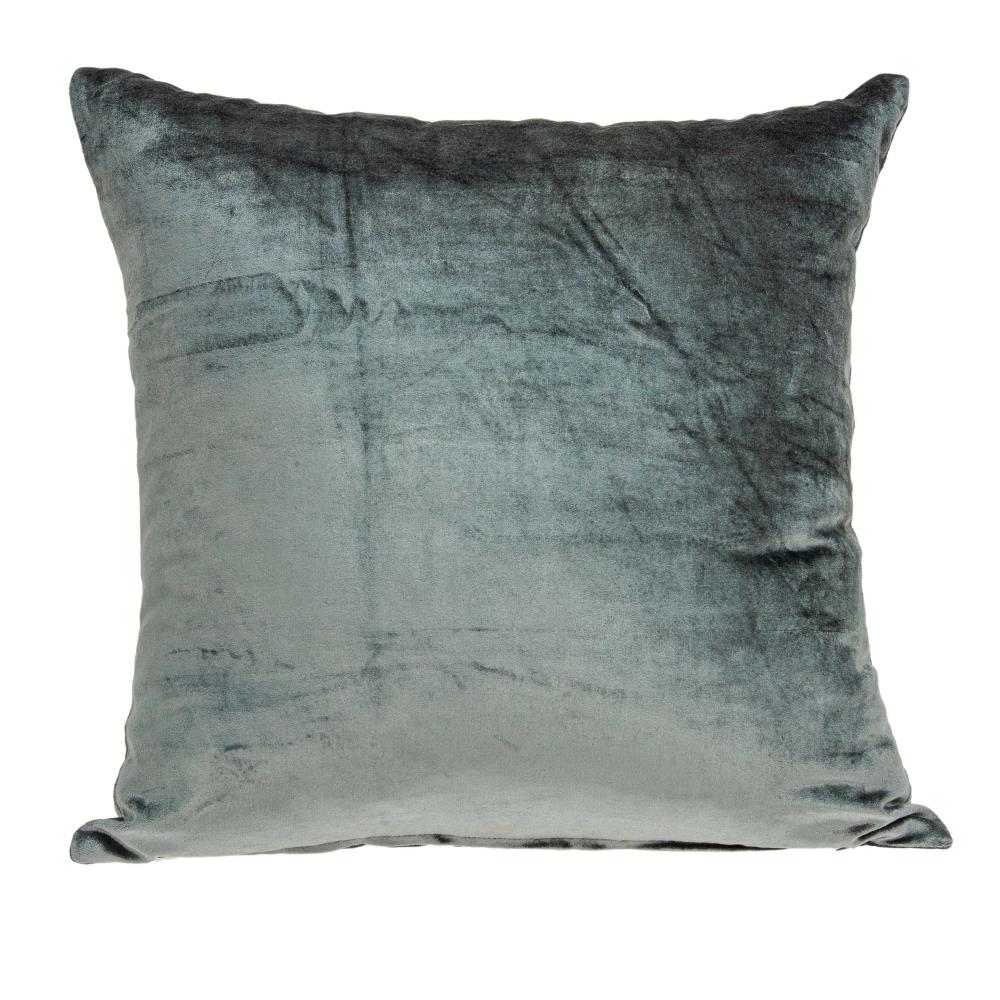 HomeRoots 334010 Jordan Charcoal Standard Cotton Viscose Blend Pillow Case