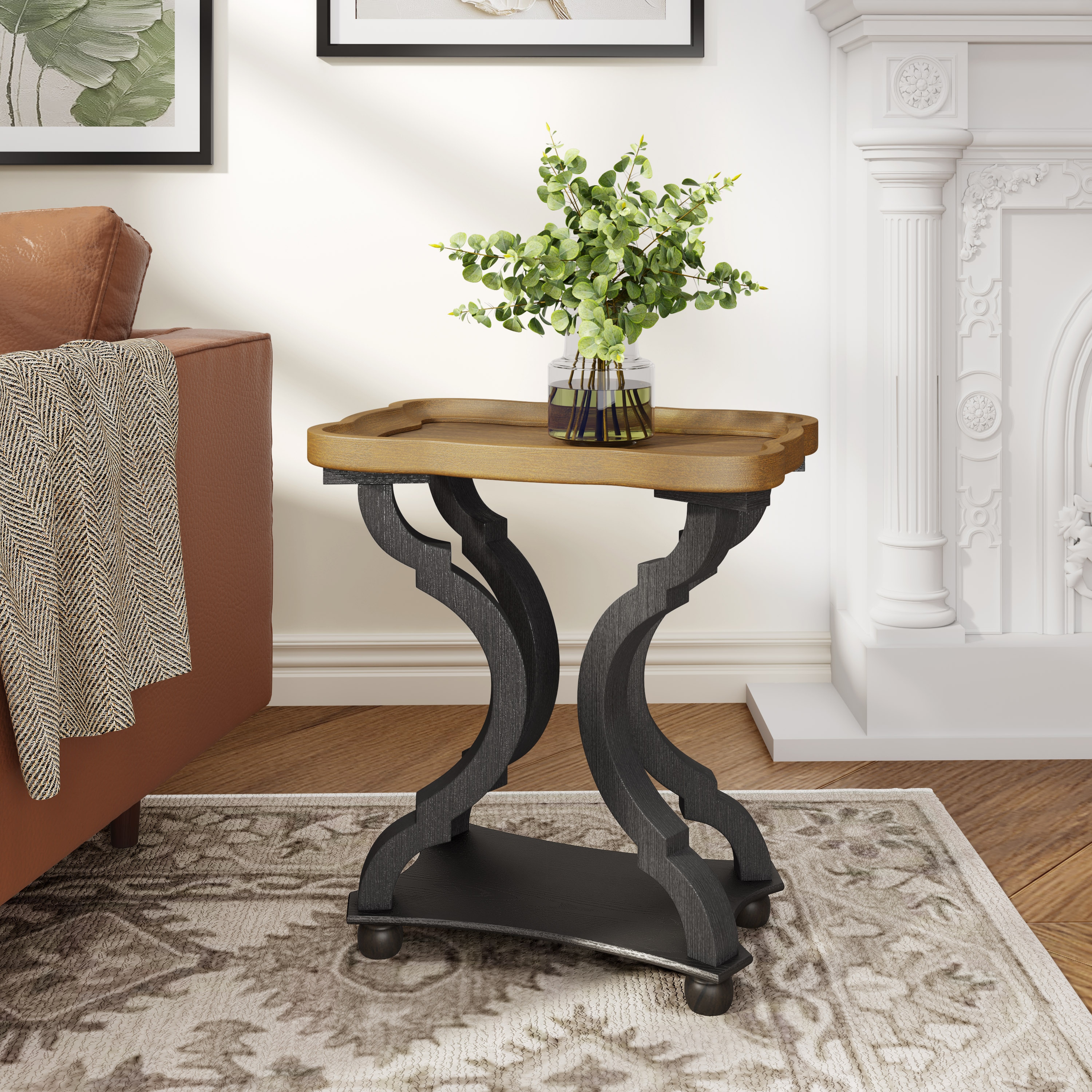 Christopher Knight Home 325089 Ouray French Country Accent Table with Rectangular Top