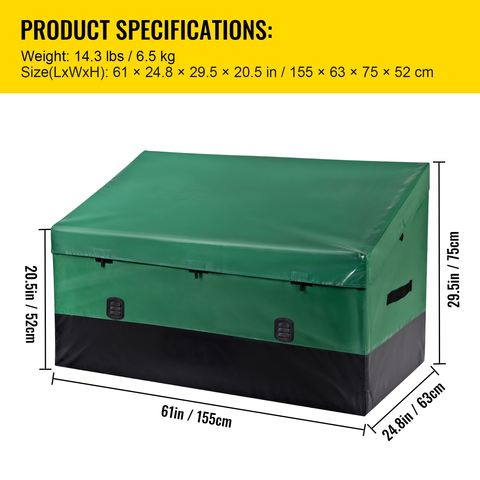 VEVOR SCJYXBXSHWCW01322V0 Deck-Boxes - View #7