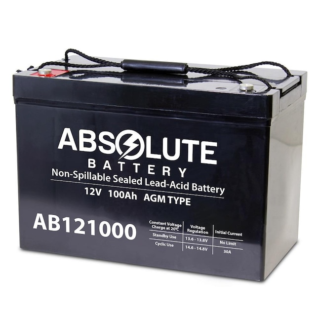 UPG Absolute General Purpose Deep Cycle AGM Rechargeable Sealed Lead Acid  27 Backup Power Batteries at