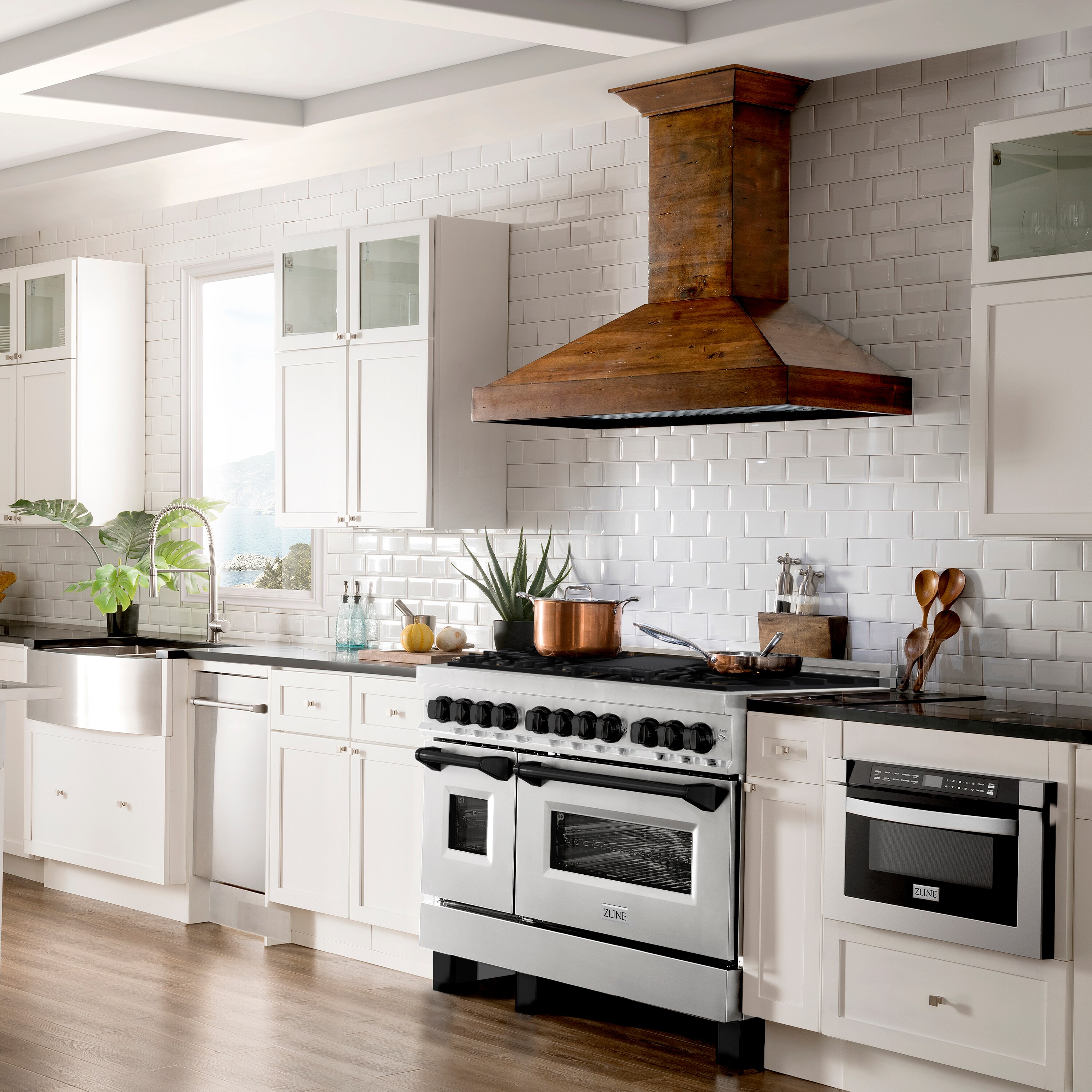ZLINE KITCHEN & BATH RAZ-48-MB Double-Dual-Fuel-Ranges - View #14