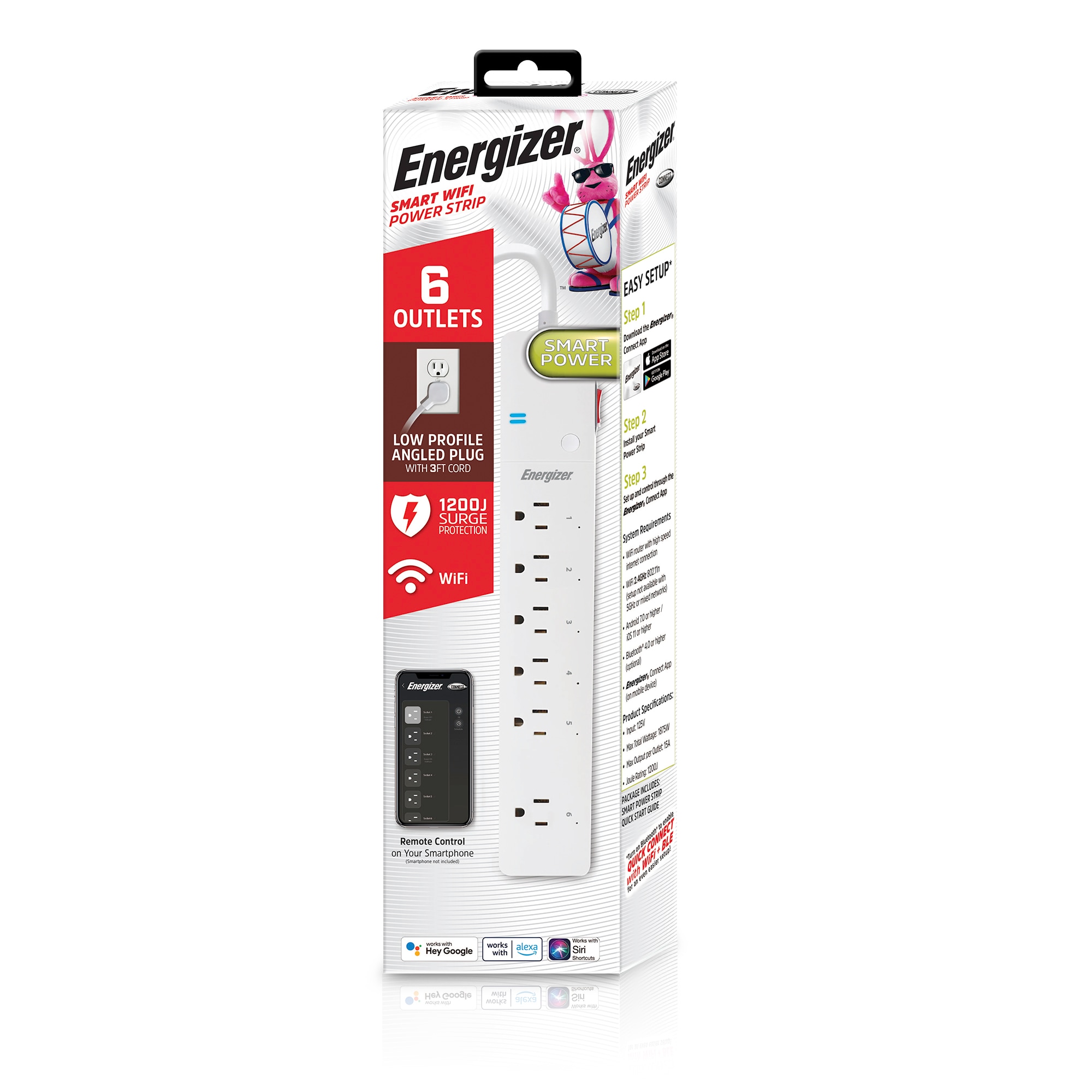Energizer EIS3-1004-WHT Surge-Protectors - View #4