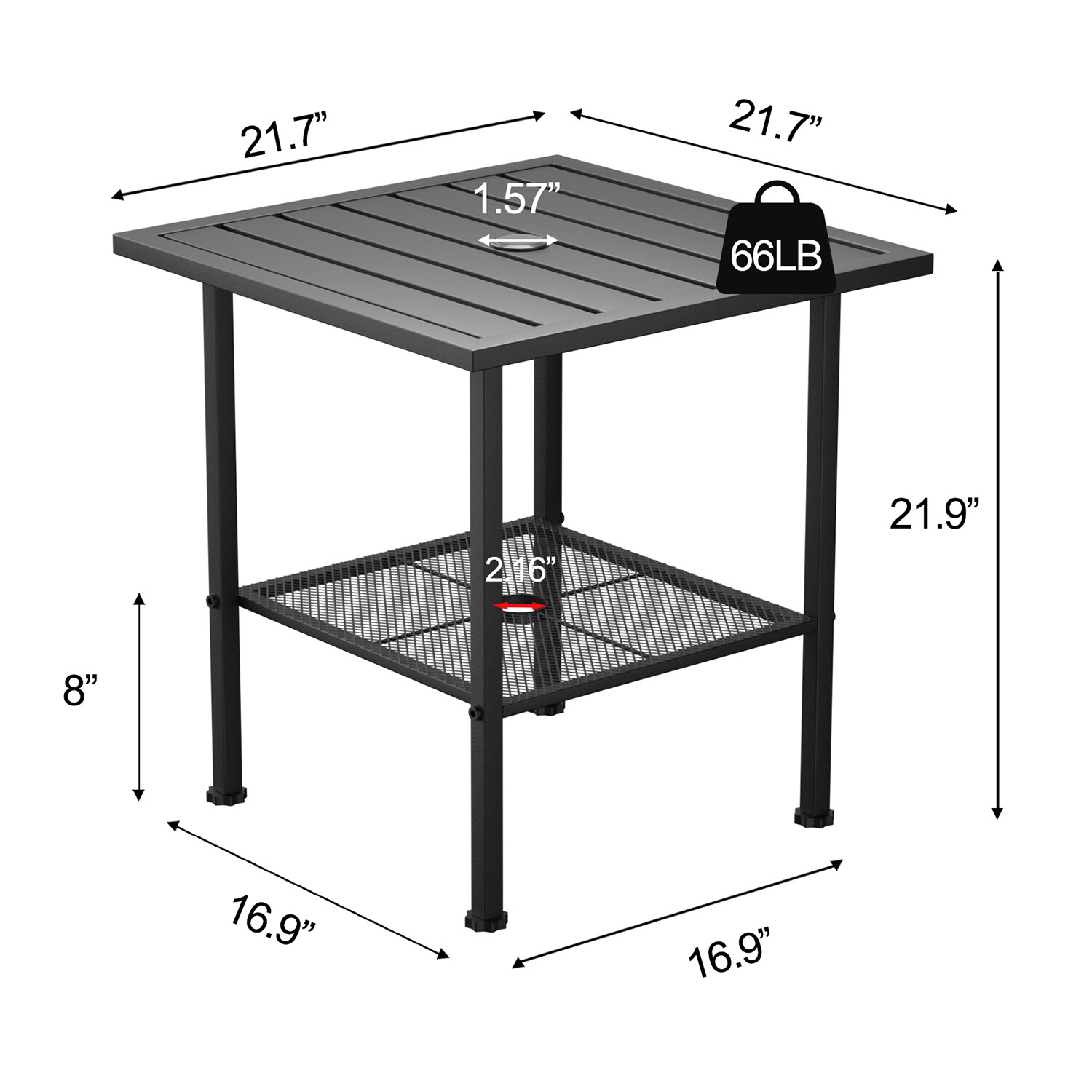 MIDHAM AMKF170222-01 Patio-Tables - View #7