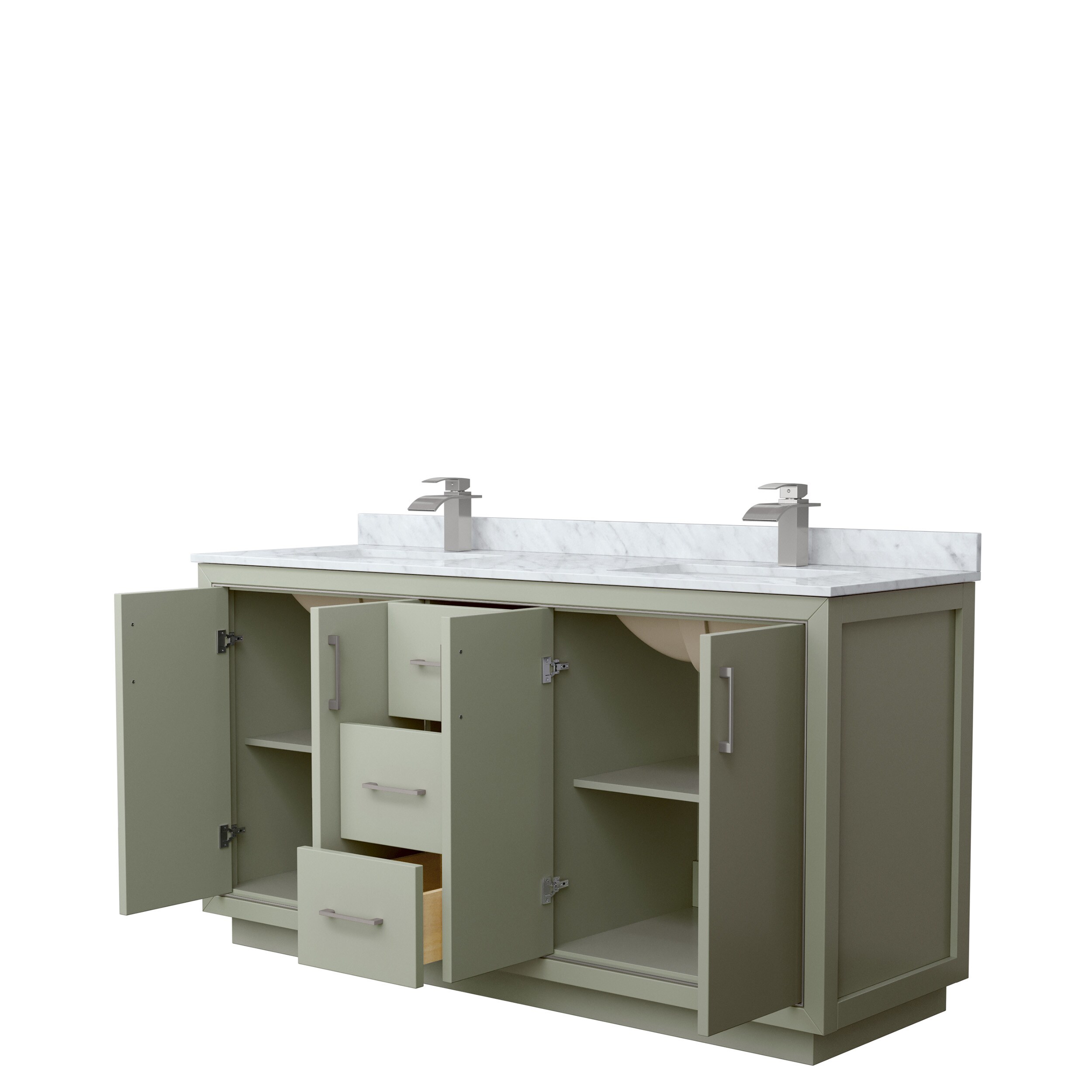 Wyndham Collection WCF111166DLGCMUNSMXX Bath-Vanity-Combo - View #2