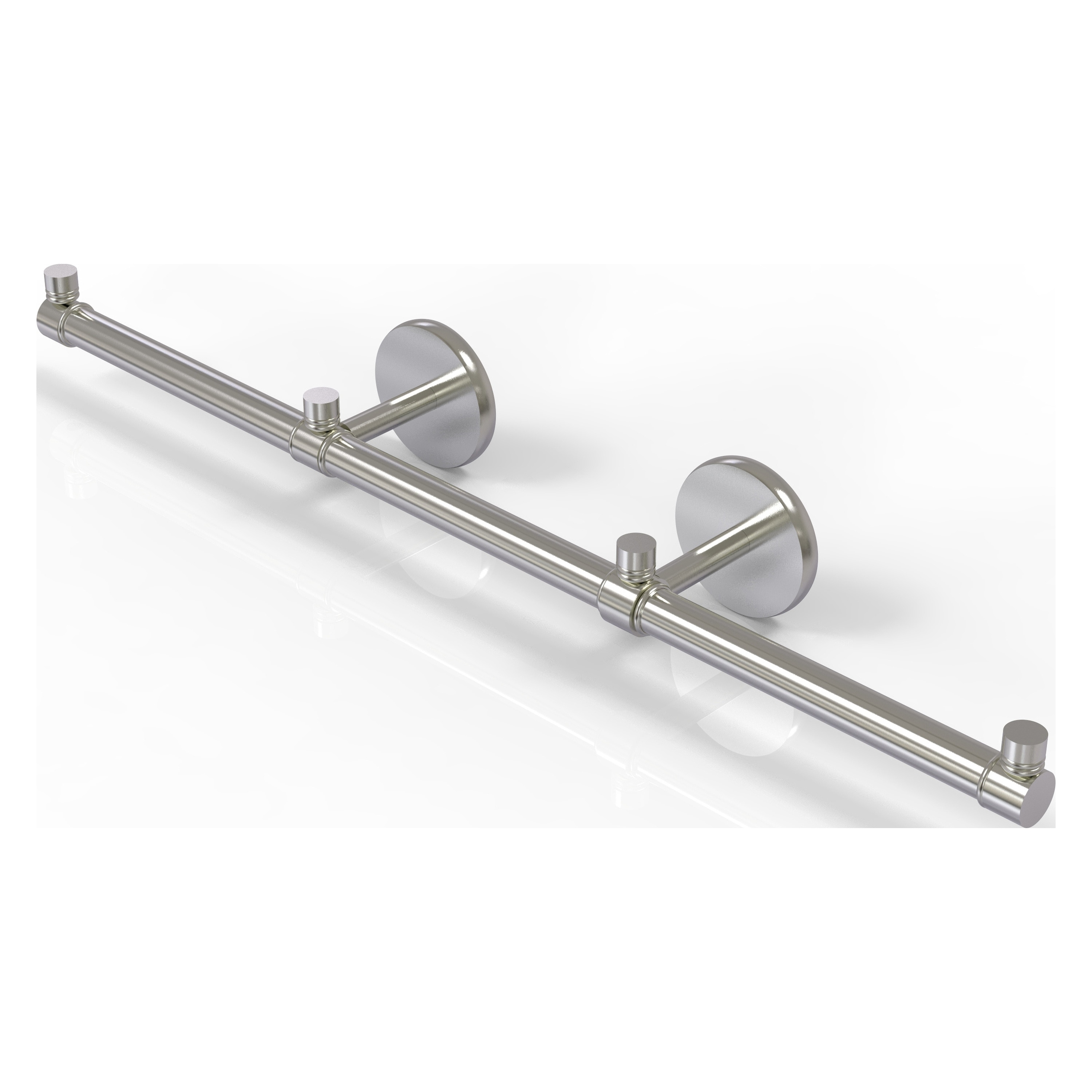 Allied Brass P1000-HTB-3-SN Prestige Skyline 22-in double Satin Nickel Wall mount Double Towel Bar