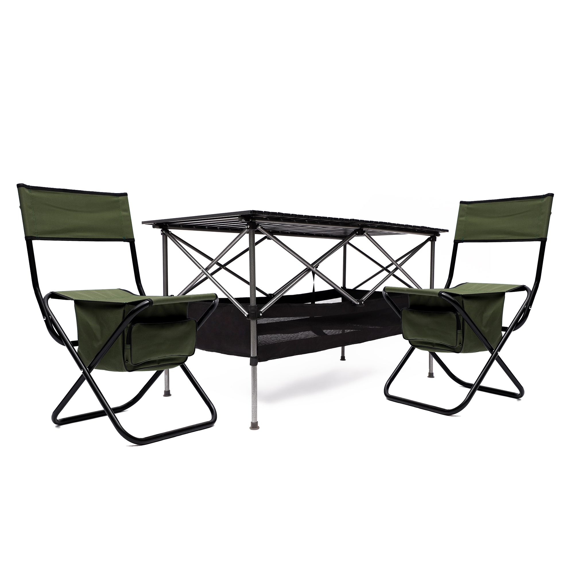 LIVIZA GGJCP001GN2-T1 Green Folding Camping chair Carrying Strap/Handle Included