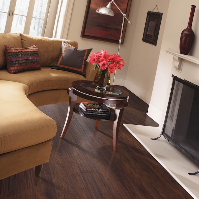Laminate Flooring Department At, Style Selections Chestnut Hickory Laminate Flooring