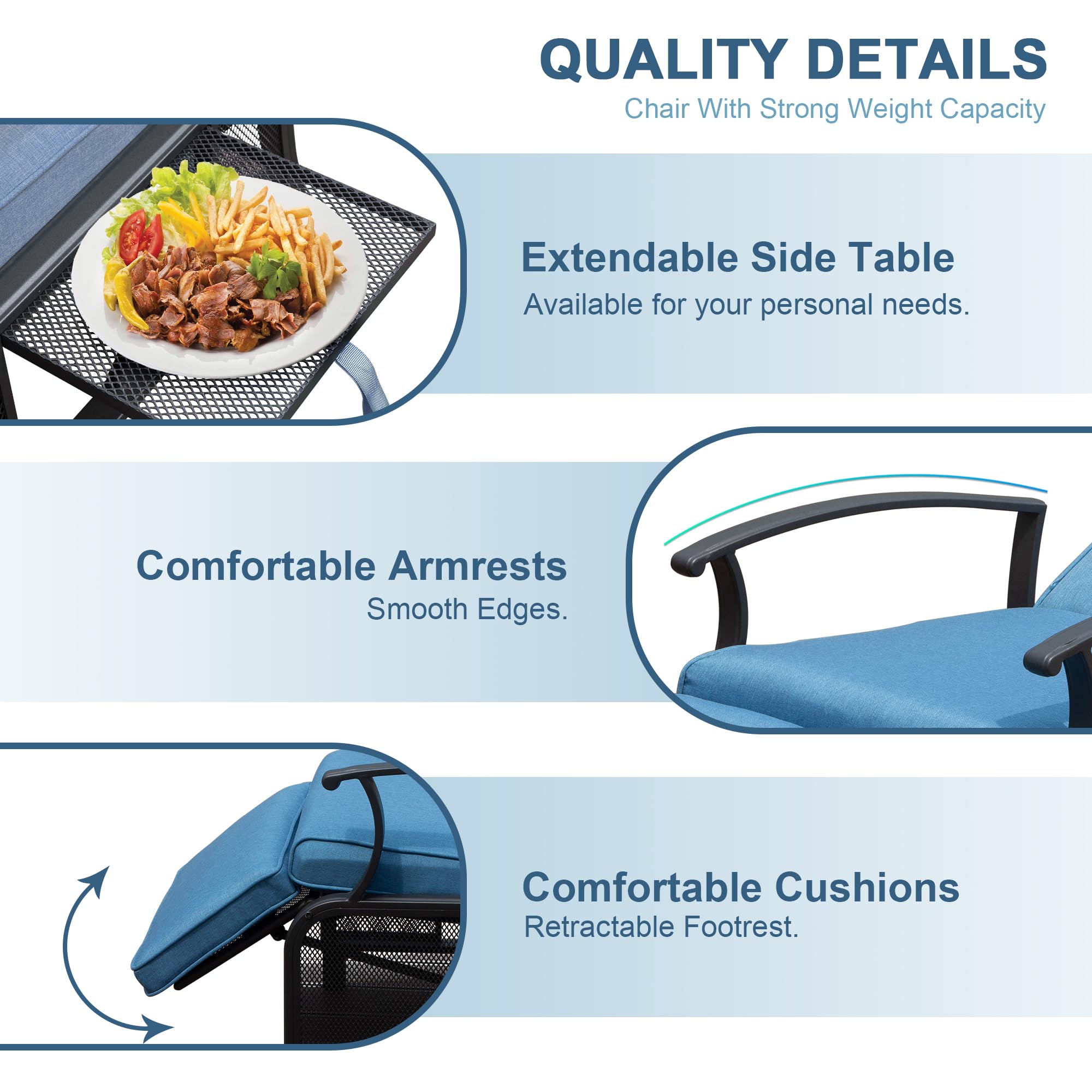 Clihome CL-CPL-96390 Patio-Chairs - View #5