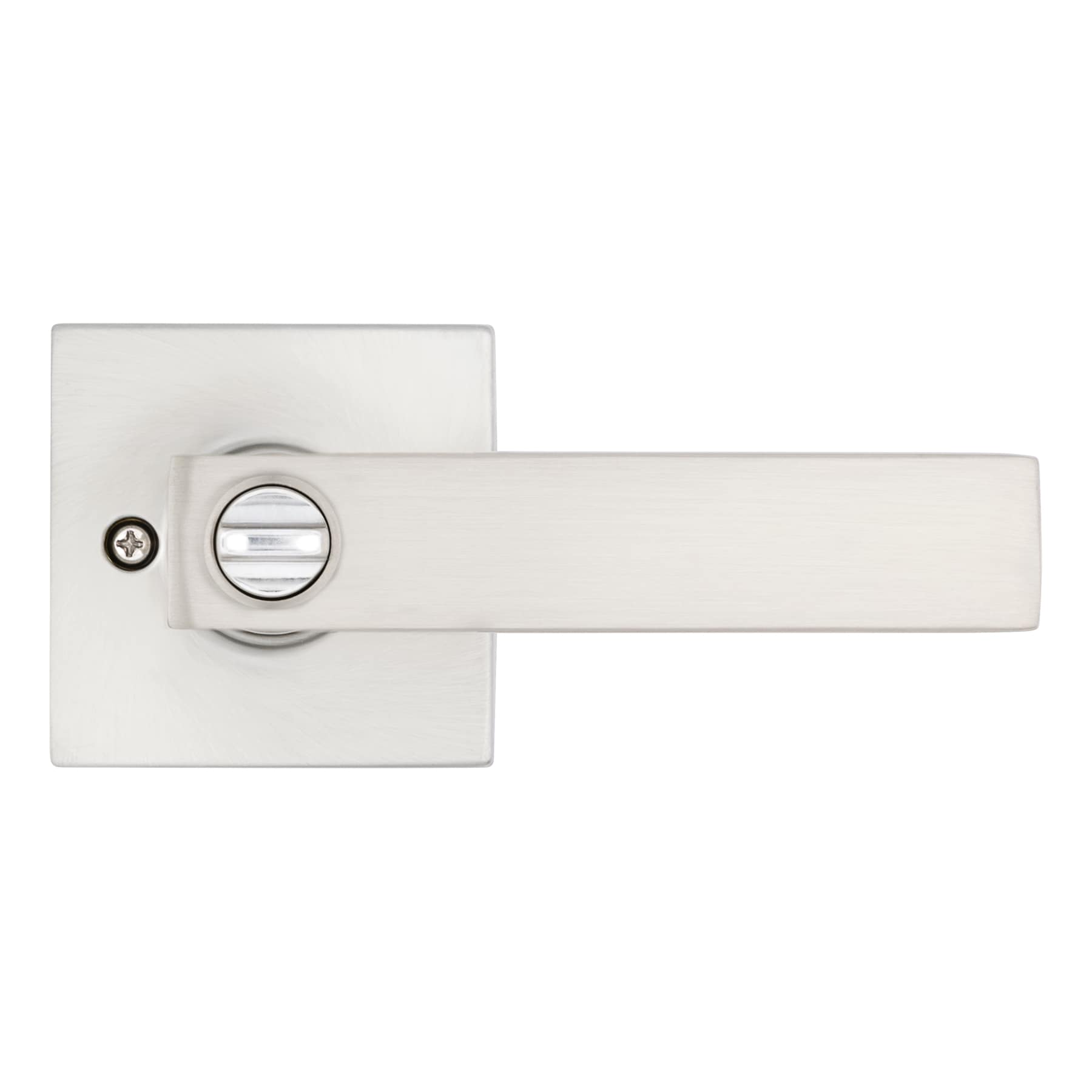 RELIABILT Dallas Satin Nickel Exterior Keyed Entry Door Handle in