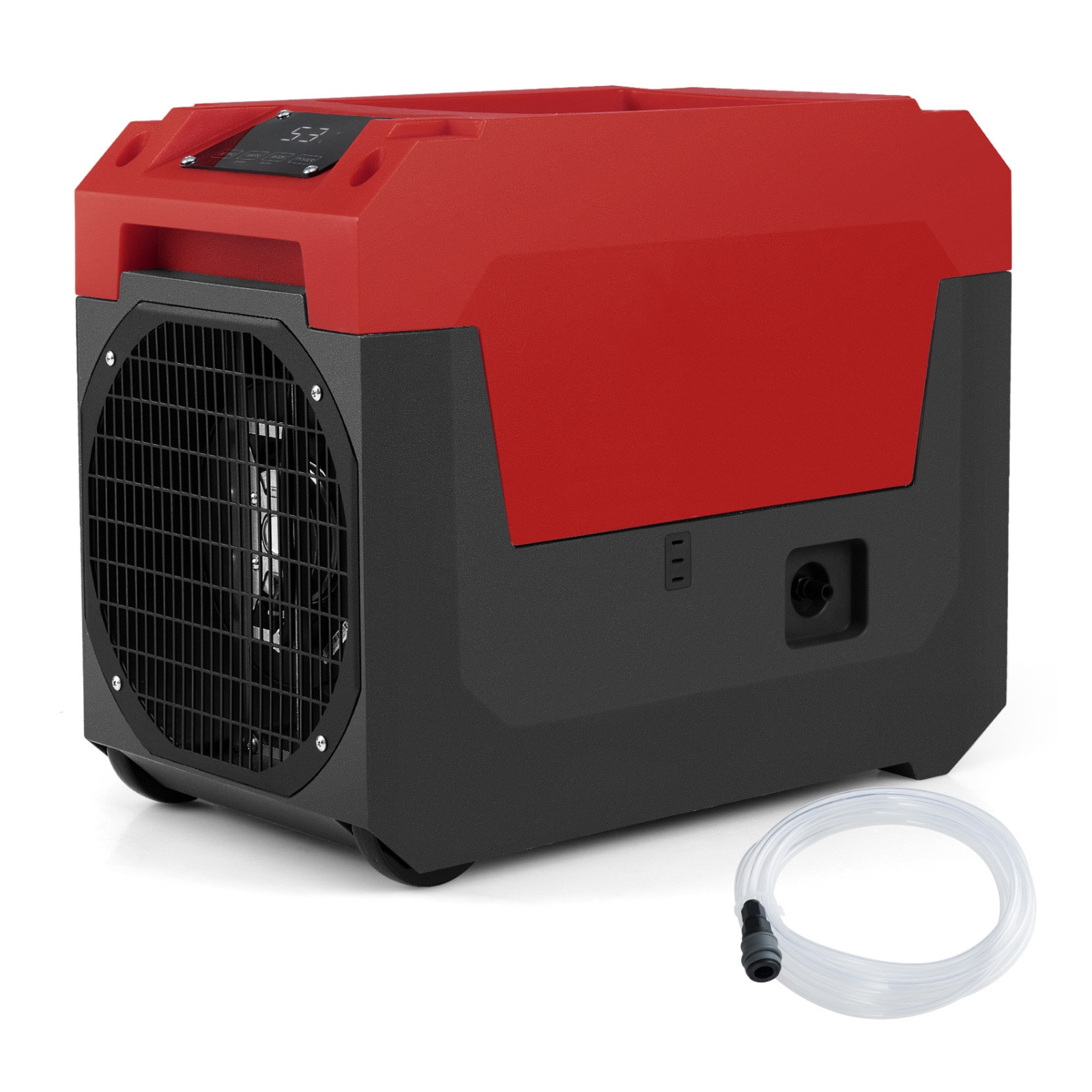 Volenca 140-Pint Commercial Dehumidifier with Built-In Pump 16.5-ft Drain Hose and Timer