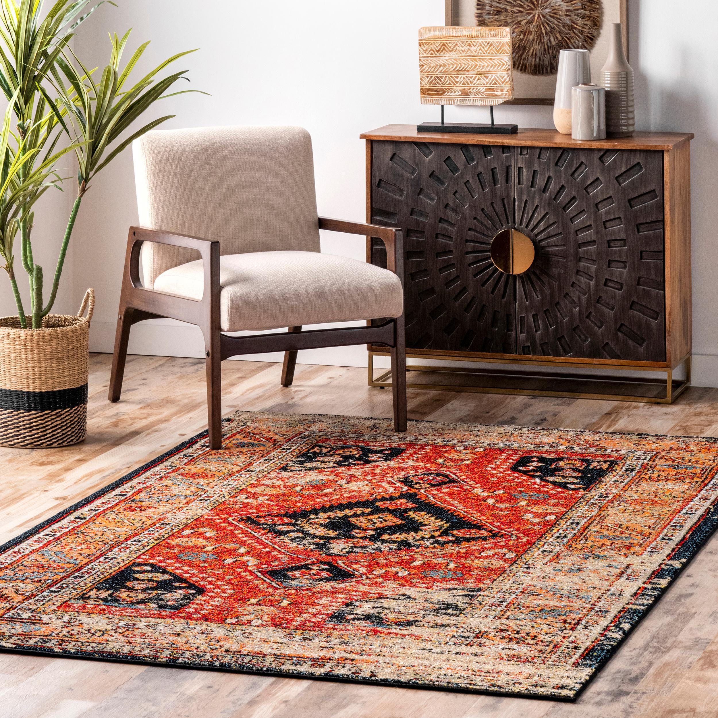 nuLOOM Lisa Floral Indoor/Outdoor Area Rug, 9' x 12', Multi