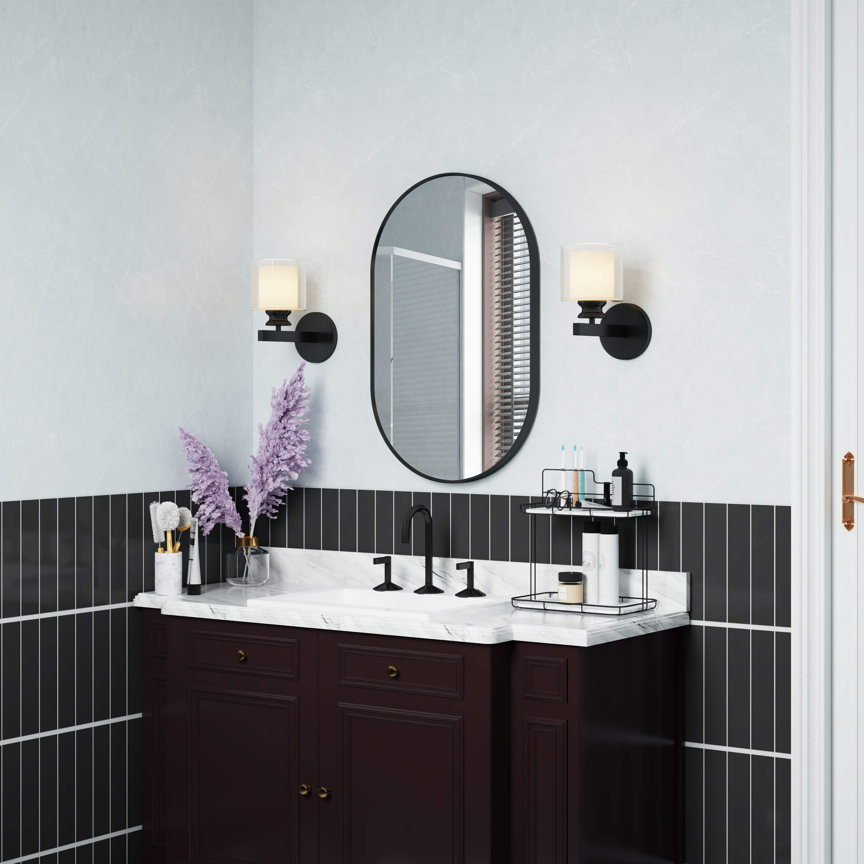 Forclover HYFC-BA436CF Framed-Bath-Mirrors - View #4