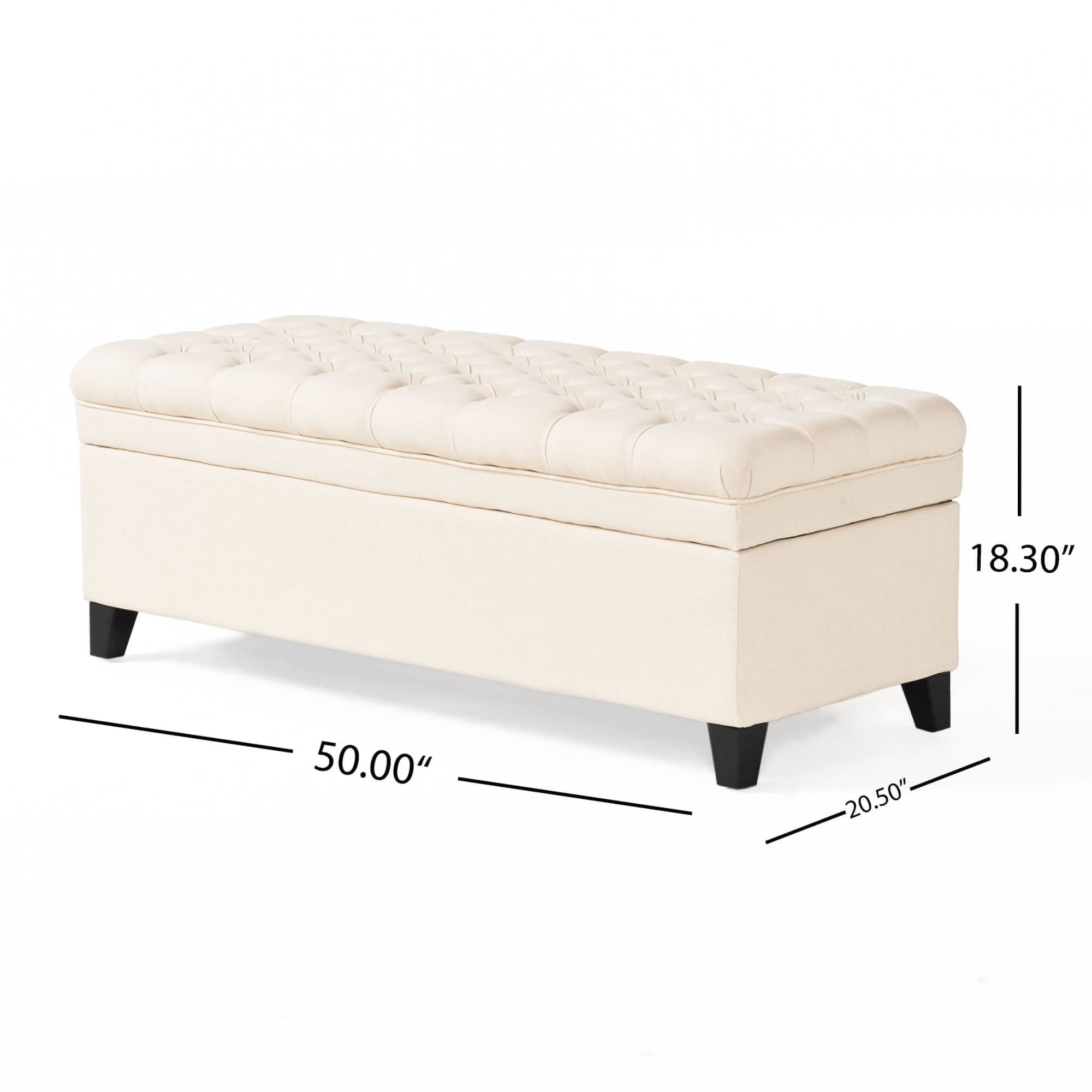 Maison Boucle SOLEN-BENCH-BEIGE bench - View #3