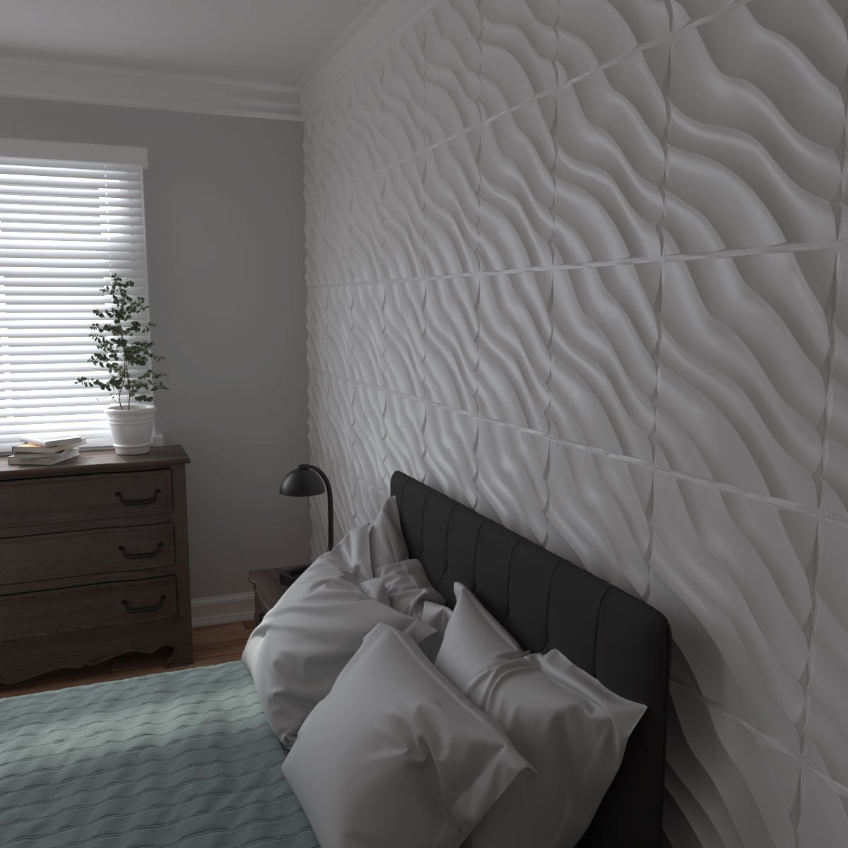 Ekena Millwork WP20X20MWWH-CASE-10 Wall-Panels - View #12