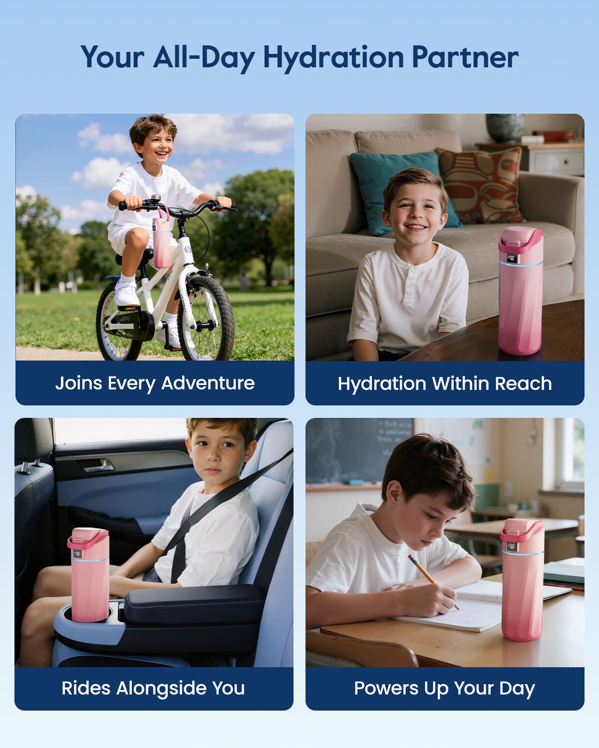 WaterH 16OZ-GRP-NA-WH Water-Bottles-Mugs - View #9
