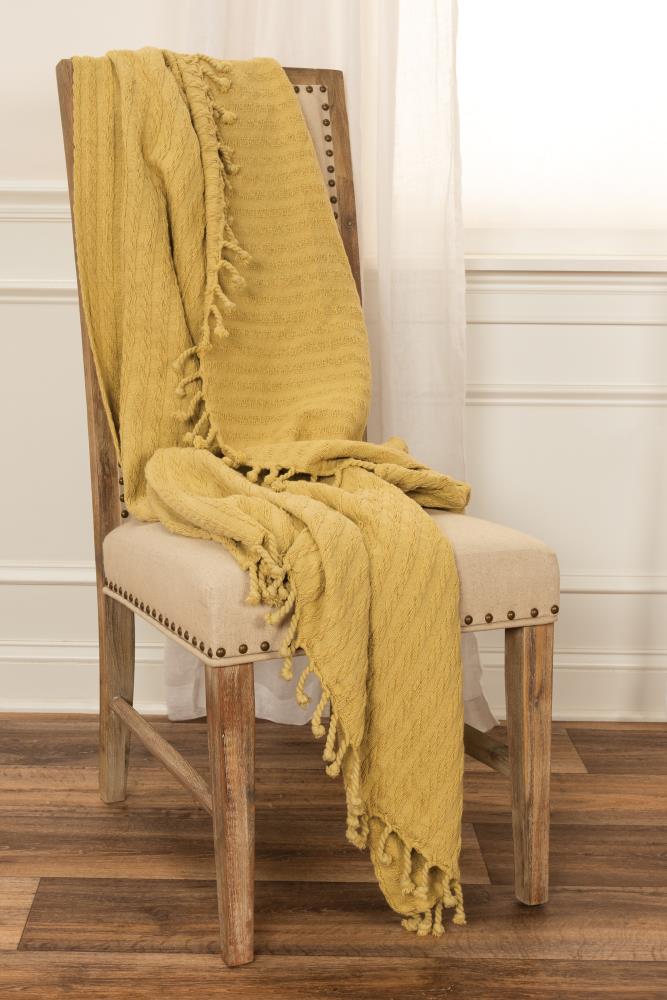 Rizzy Home THRTH0606YE005060 Blankets-And-Throws - View #4