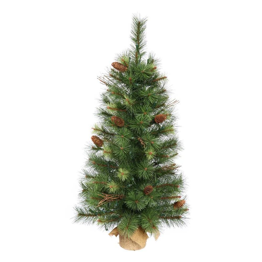 Northlight 31353569 2.5-ft Mixed Needle Slim Artificial Christmas Tree