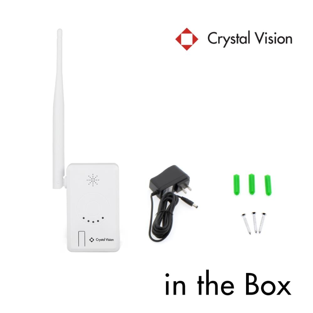 Crystal Vision CVT IPC Repeater White Range Extender in the Security Camera  Accessories department at