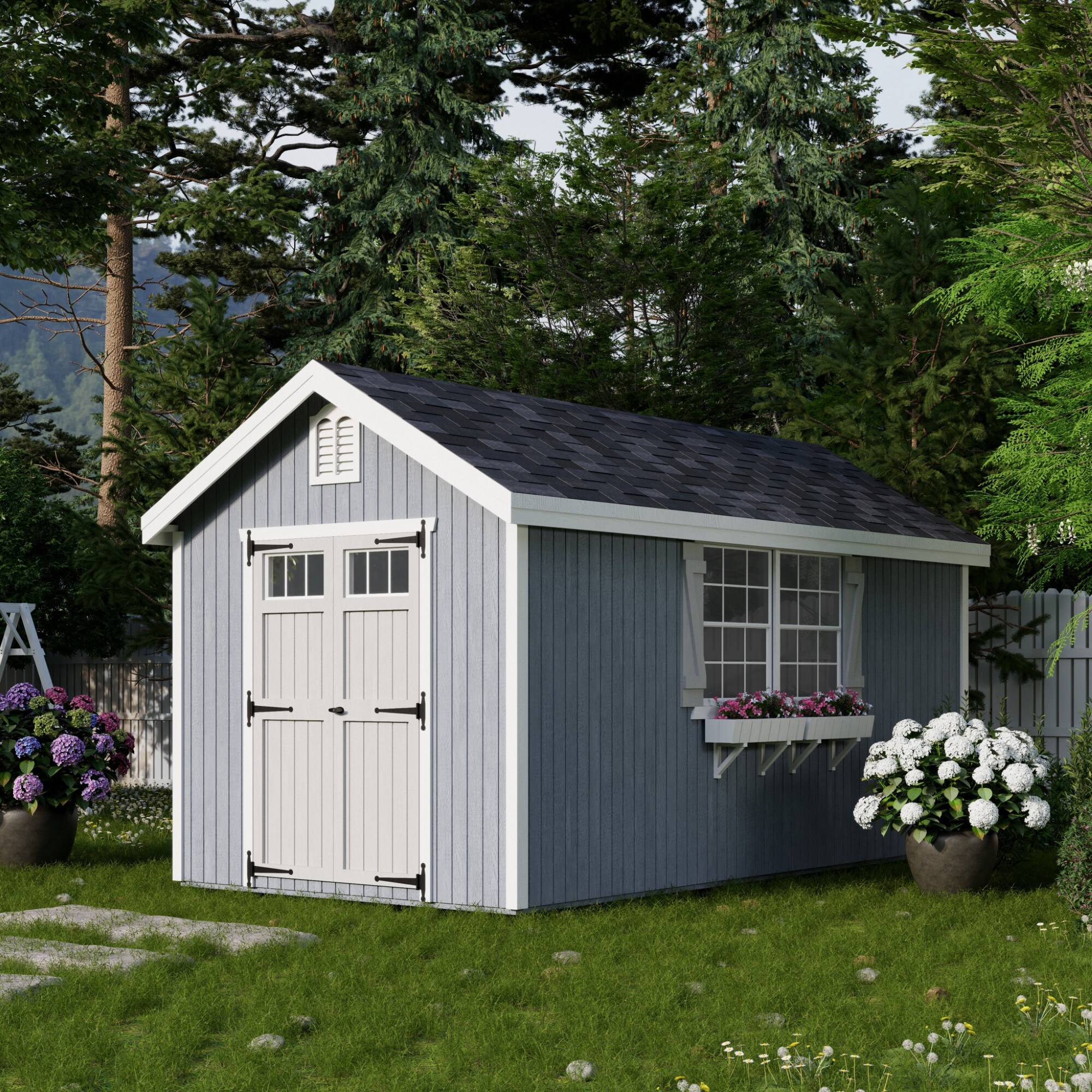Little Cottage Co 8X16 WCGS-PC Wood-Storage-Buildings - View #2