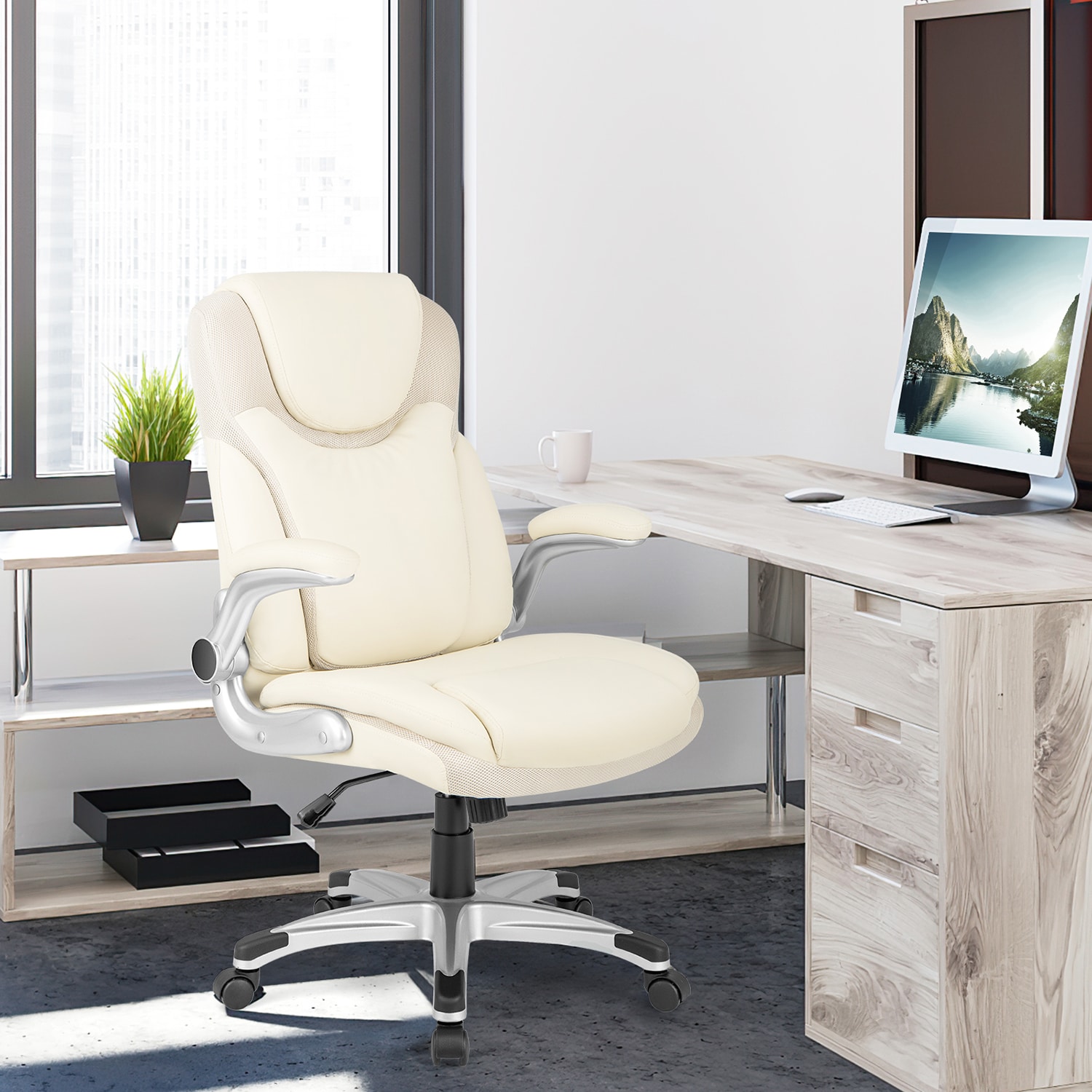 GZMR GZ-MD-2-BKYL Office-Chairs - View #3