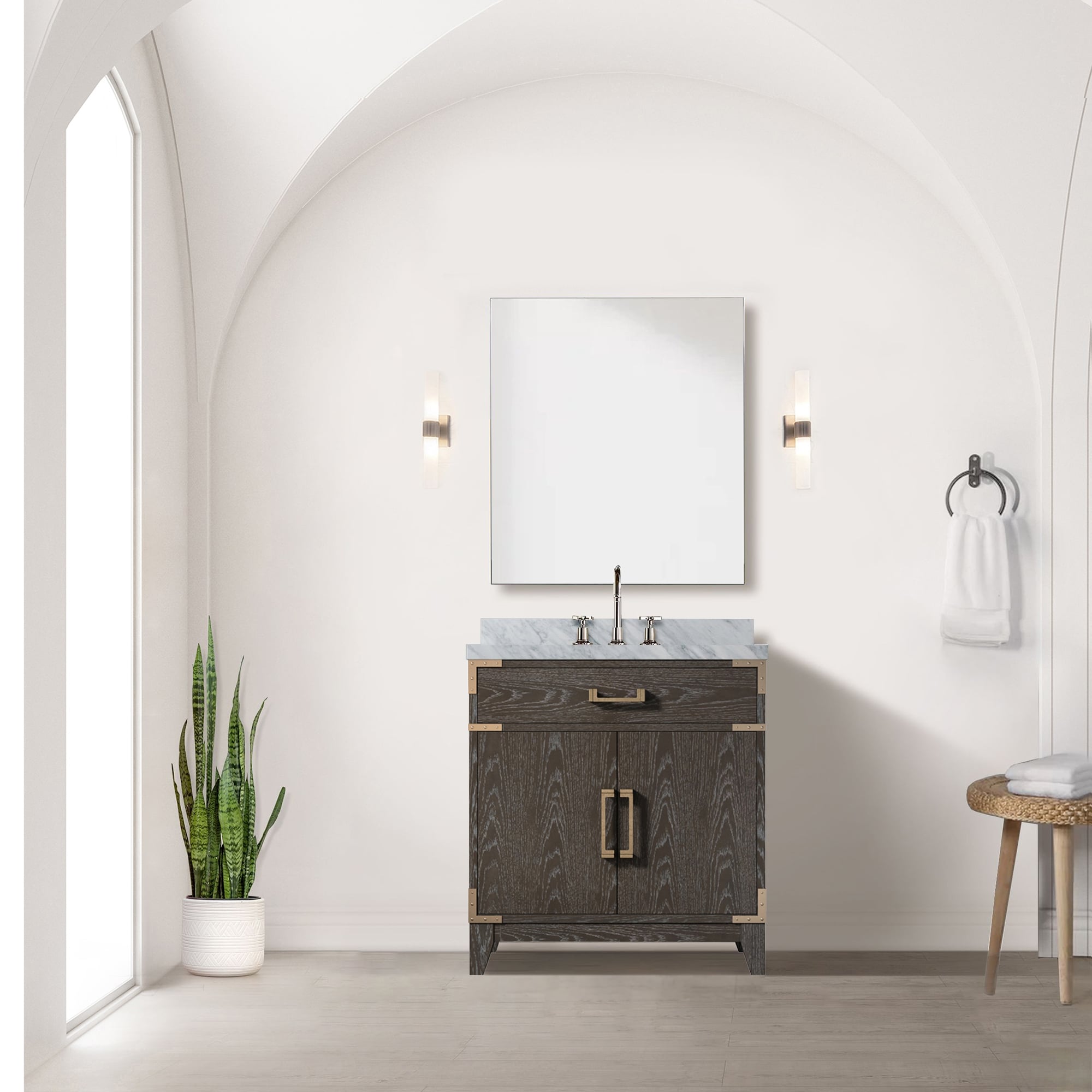 Lexora LVW30SK100 Bath-Vanity-Combo - View #7