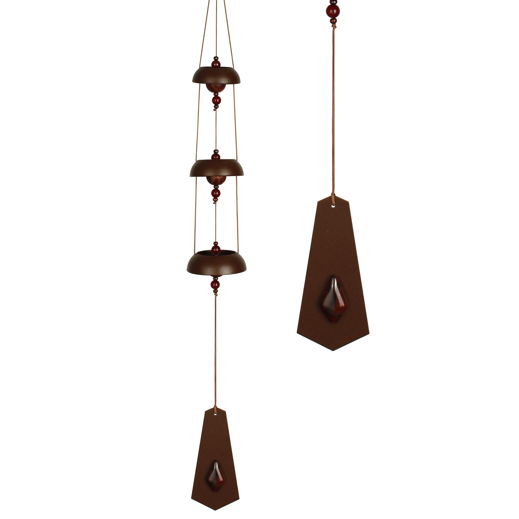 Woodstock Chimes 26-in Amber Metal Bell Wind Chime TBRA at Lowes.com