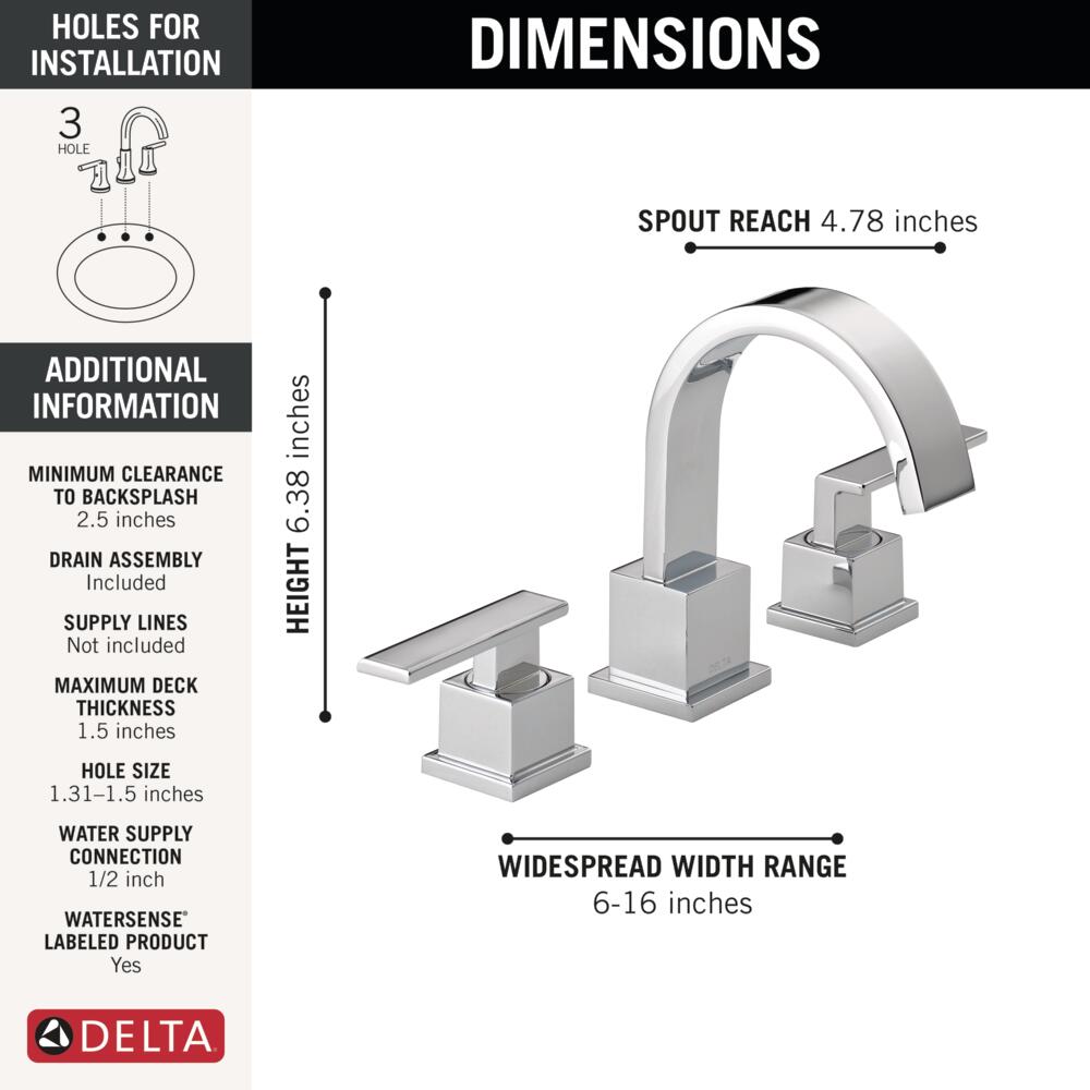 Delta 3553LF Lavatory-Faucets - View #4