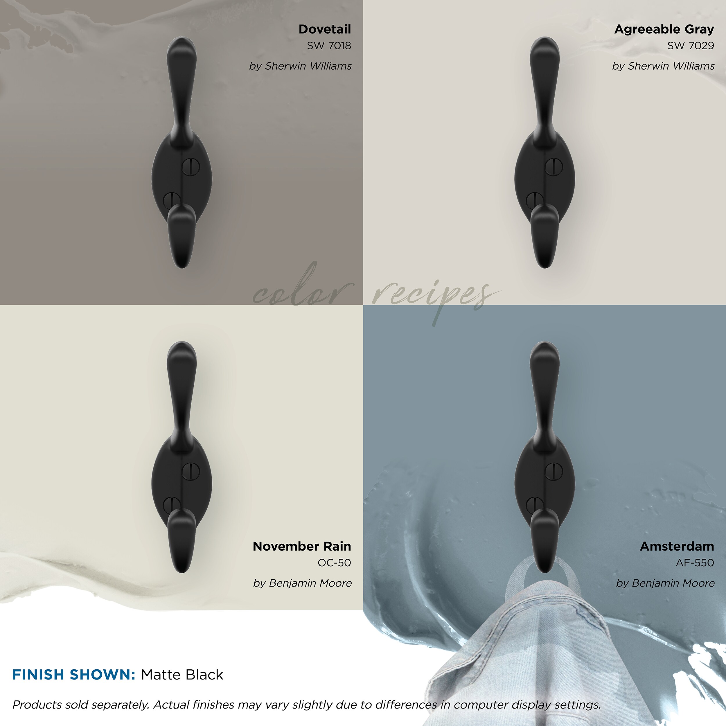 Amerock H55451MB Decorative-Wall-Hooks - View #7