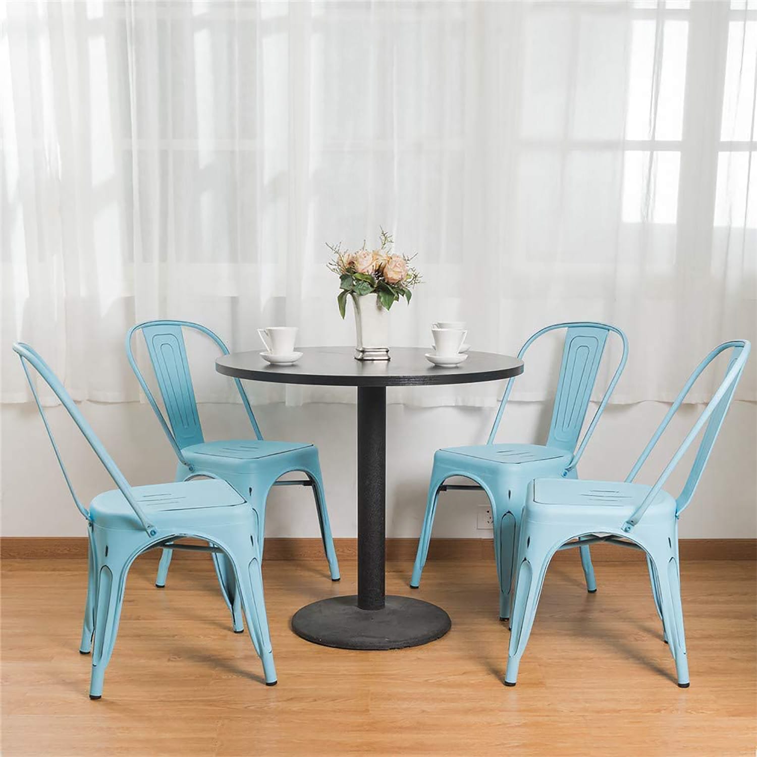 CASAINC YY0002A-LB Dining-Chairs - View #3
