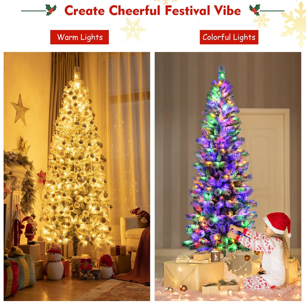 Forclover HYFASDCM30 Artificial-Christmas-Trees - View #6