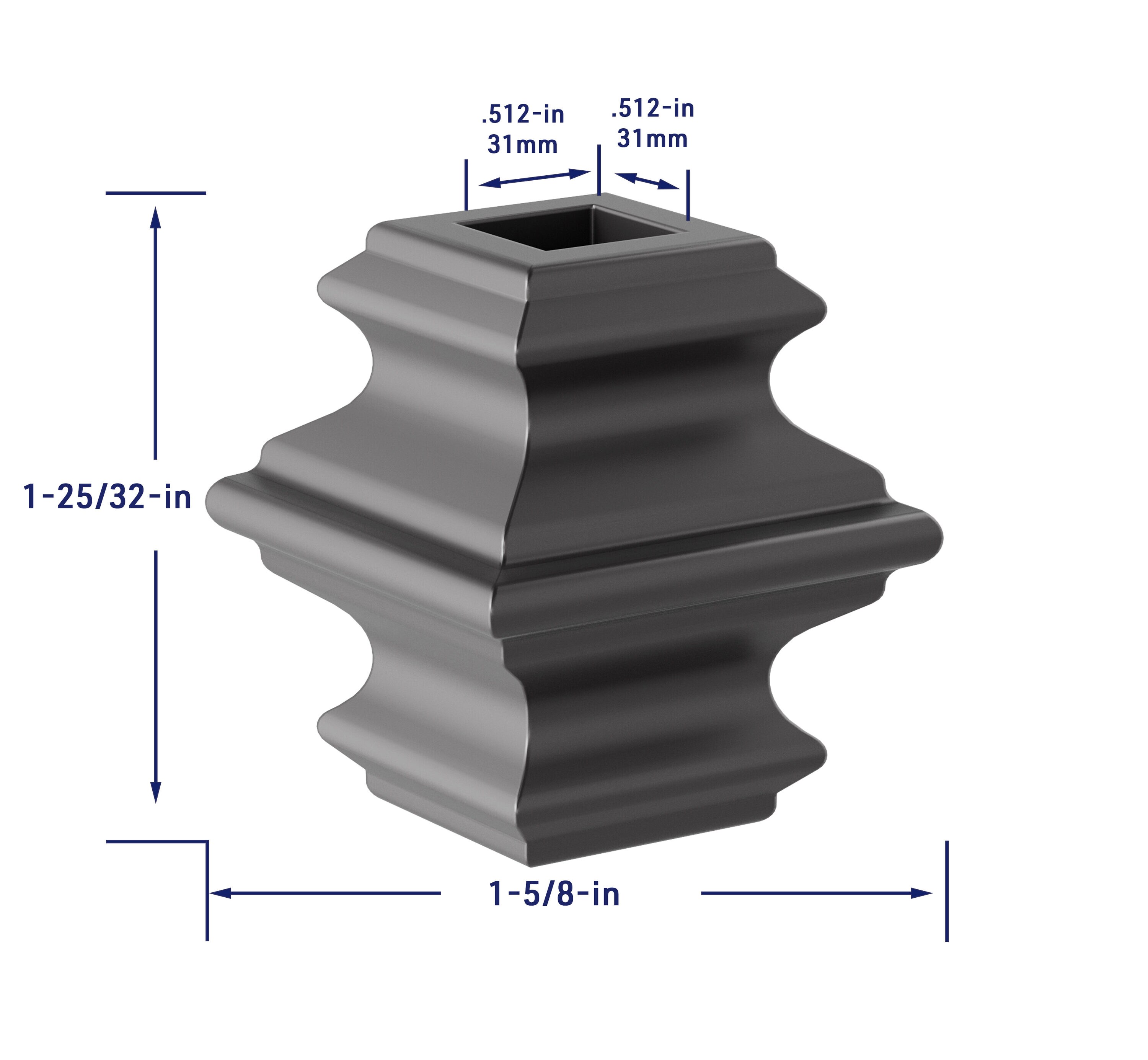 Crown Heritage 4983831AG Interior-Stairpart-Balusters - View #2