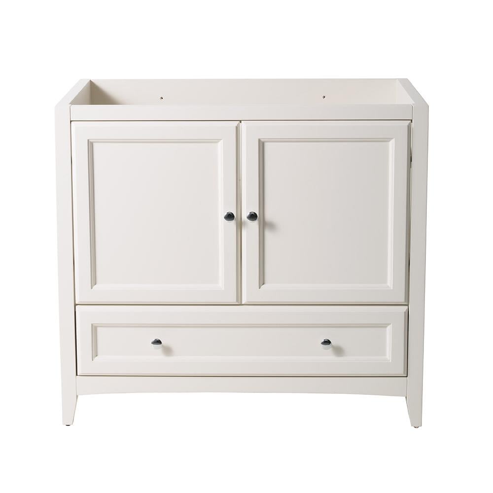 Fresca Oxford 14 Traditional Bathroom Tall Linen Side Cabinet - Antique  White